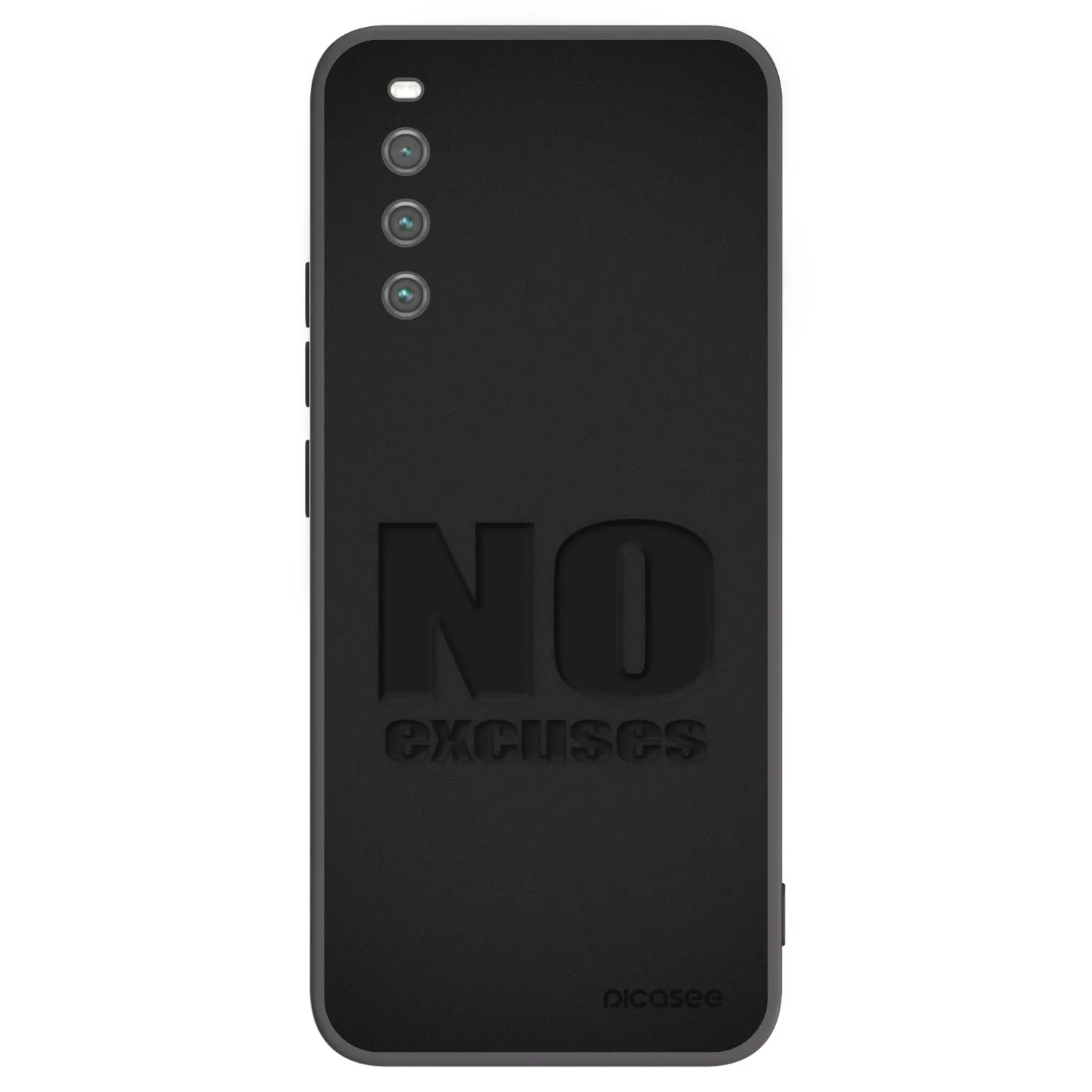 Picasee silikonski črni ovitek za Sony Xperia 10 IV 5G - No Excuses