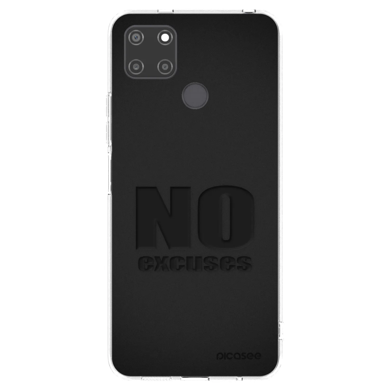 Picasee silikonski prozorni ovitek za Realme C21Y - No Excuses