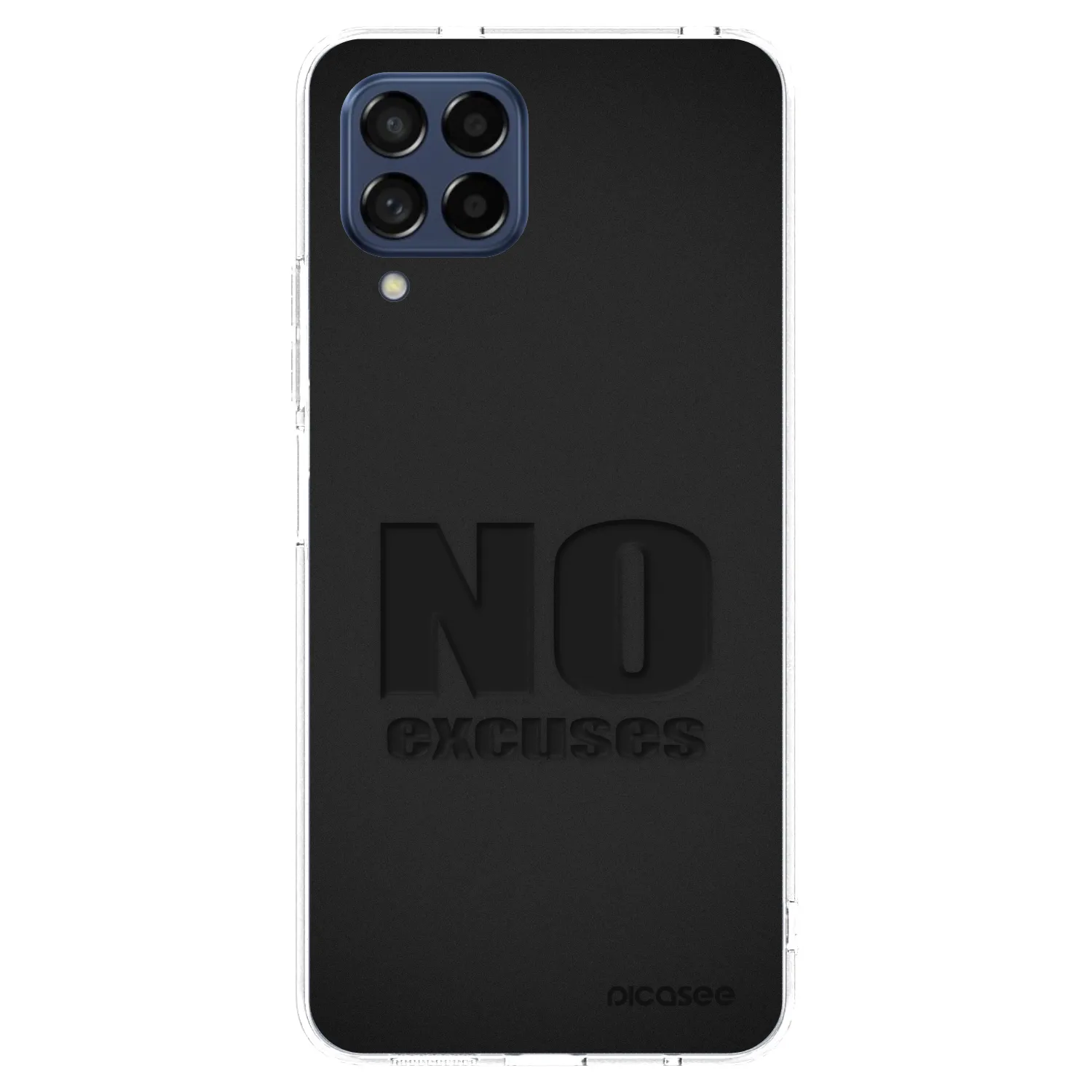 Picasee silikonski prozorni ovitek za Samsung Galaxy M53 5G - No Excuses