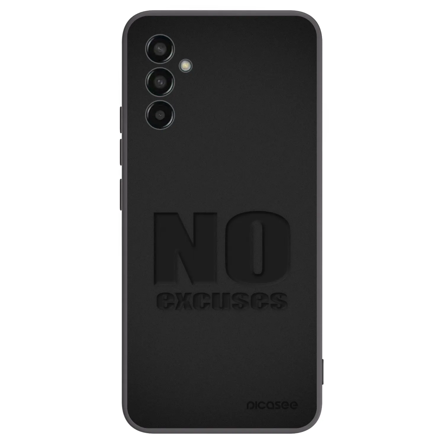 Picasee silikonski črni ovitek za Samsung Galaxy M13 M135F - No Excuses