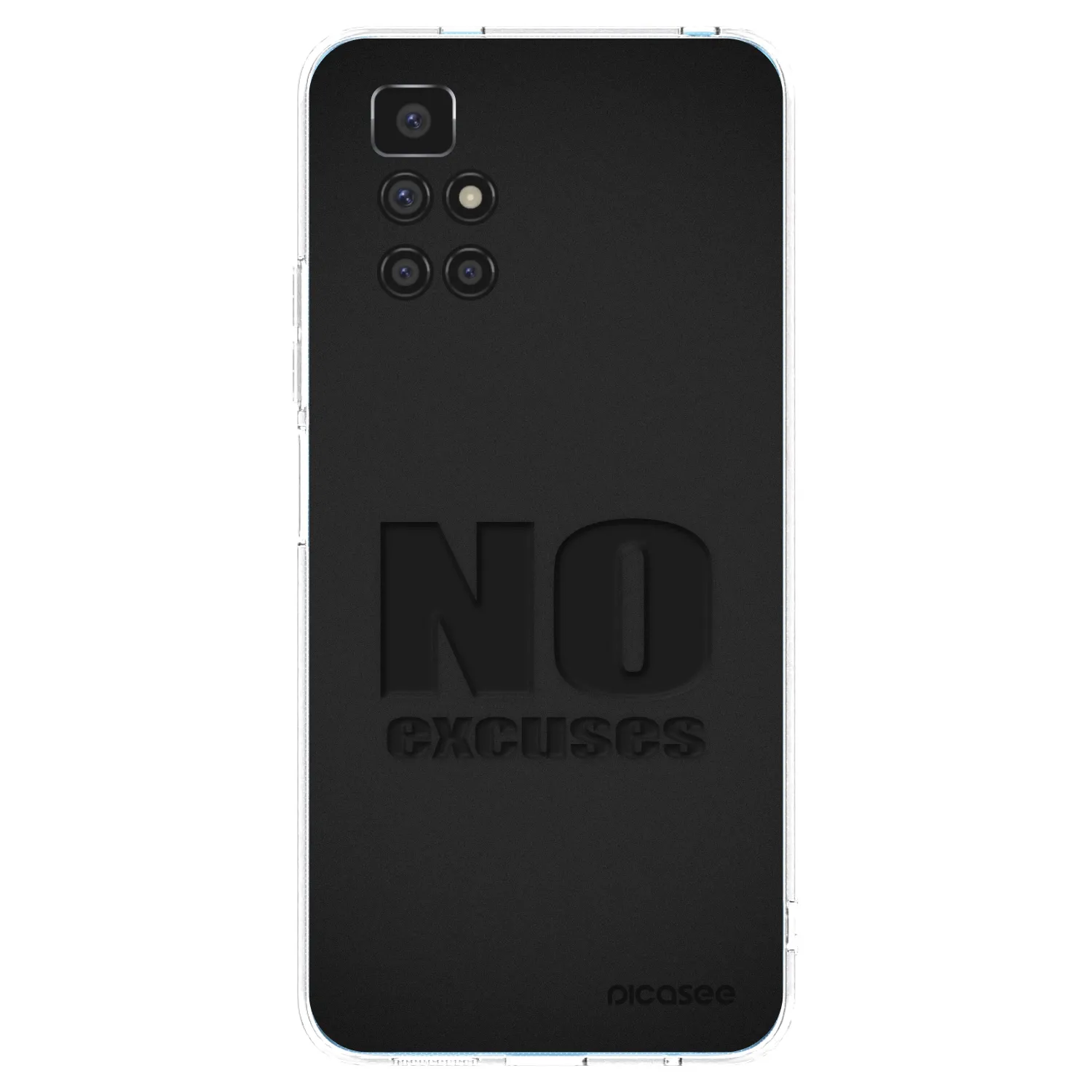 Picasee silikonski prozorni ovitek za Xiaomi Redmi 10 (2022) - No Excuses