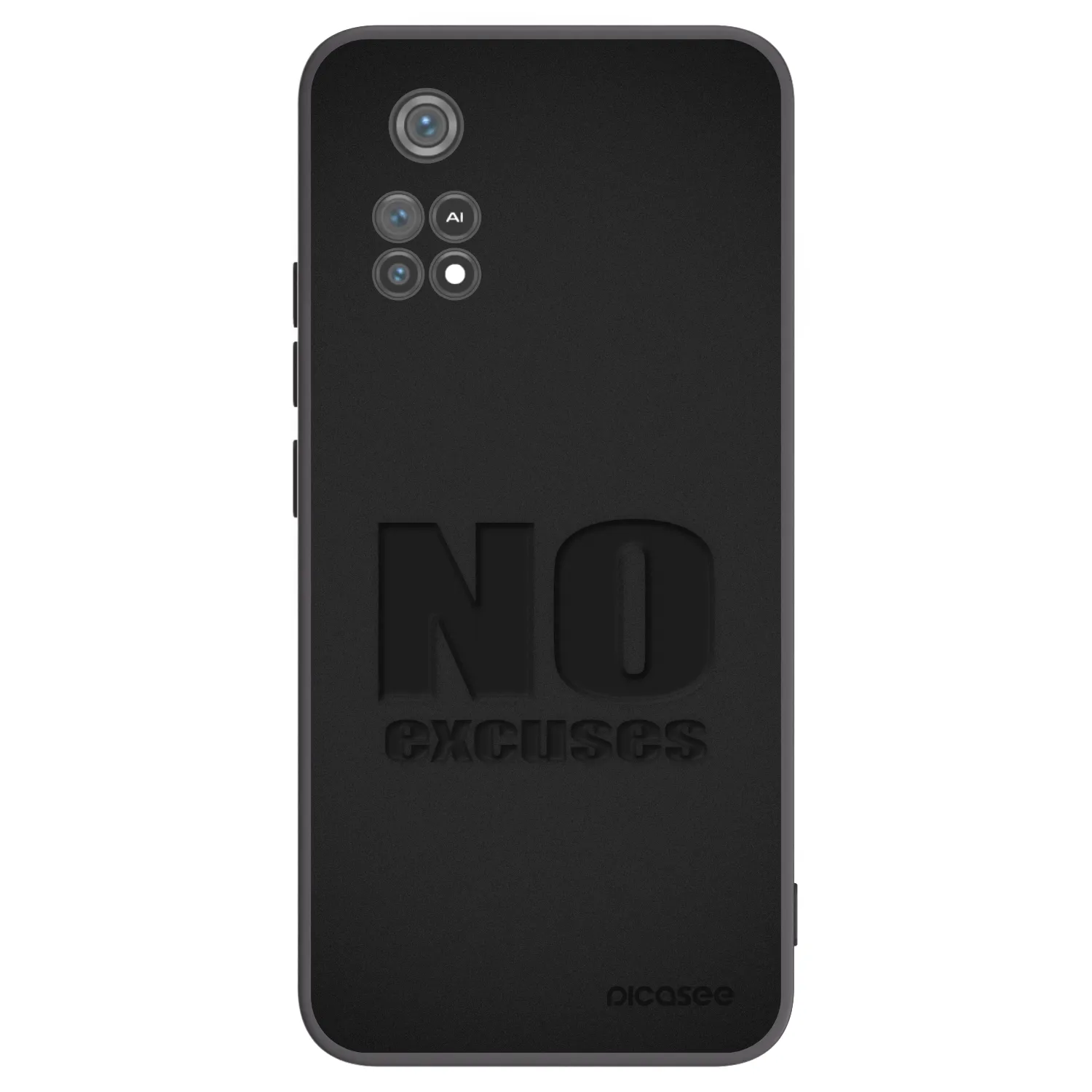 Picasee silikonski črni ovitek za Xiaomi Poco M4 Pro - No Excuses