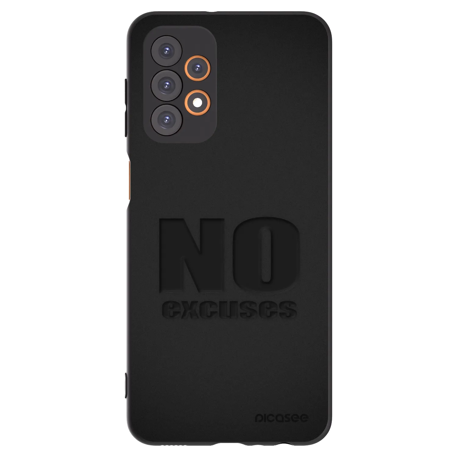 Picasee silikonski črni ovitek za Samsung Galaxy A23 A235F 4G - No Excuses