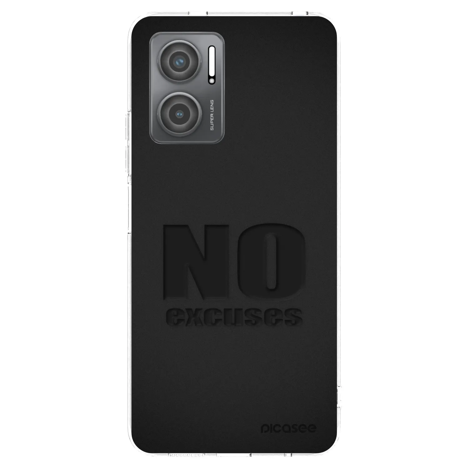 Picasee silikonski prozorni ovitek za Xiaomi Redmi 10 5G - No Excuses