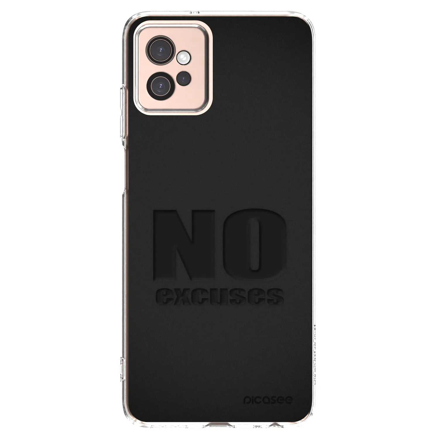 Picasee silikonski prozorni ovitek za Motorola Moto G32 - No Excuses