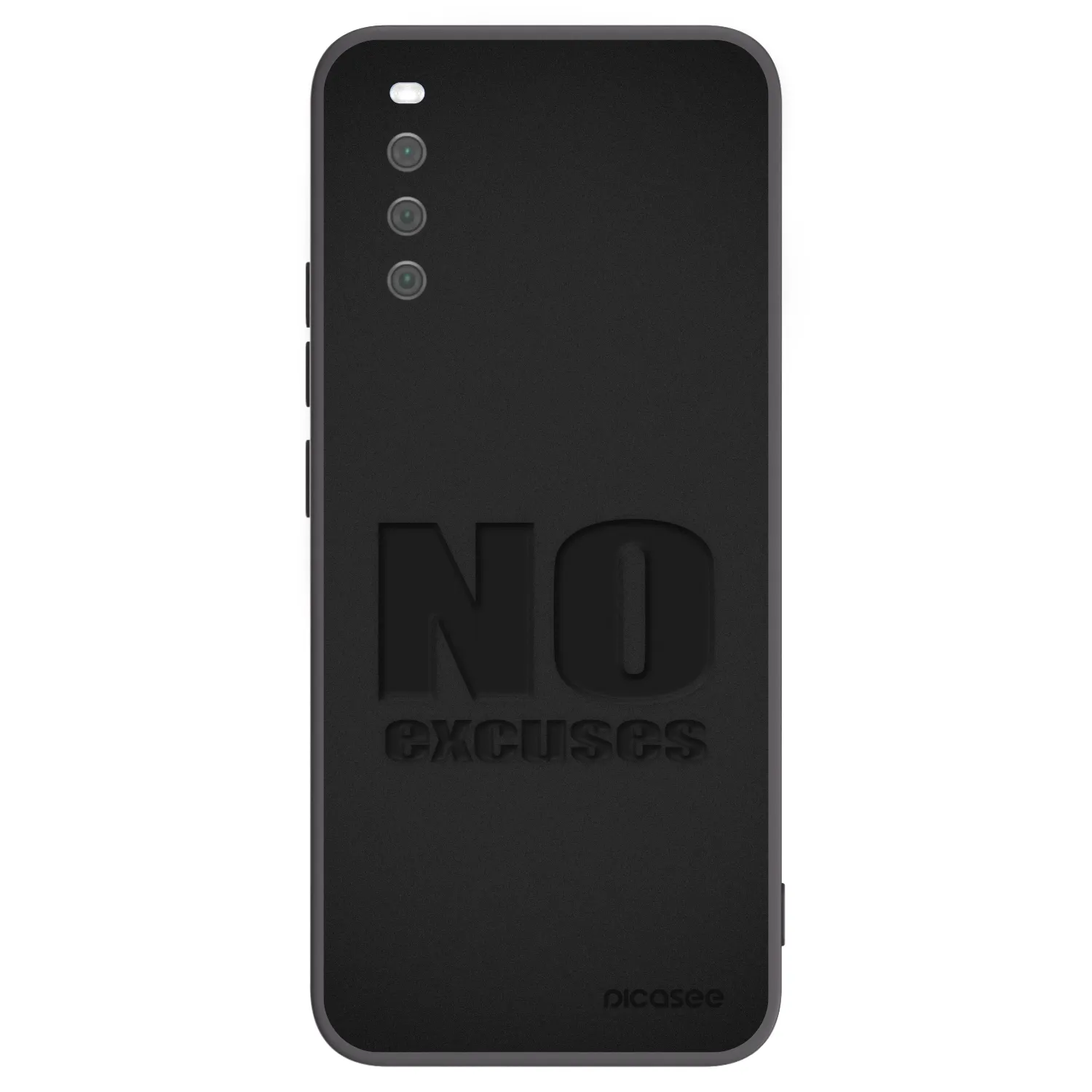 Picasee silikonski črni ovitek za Sony Xperia 10 III - No Excuses