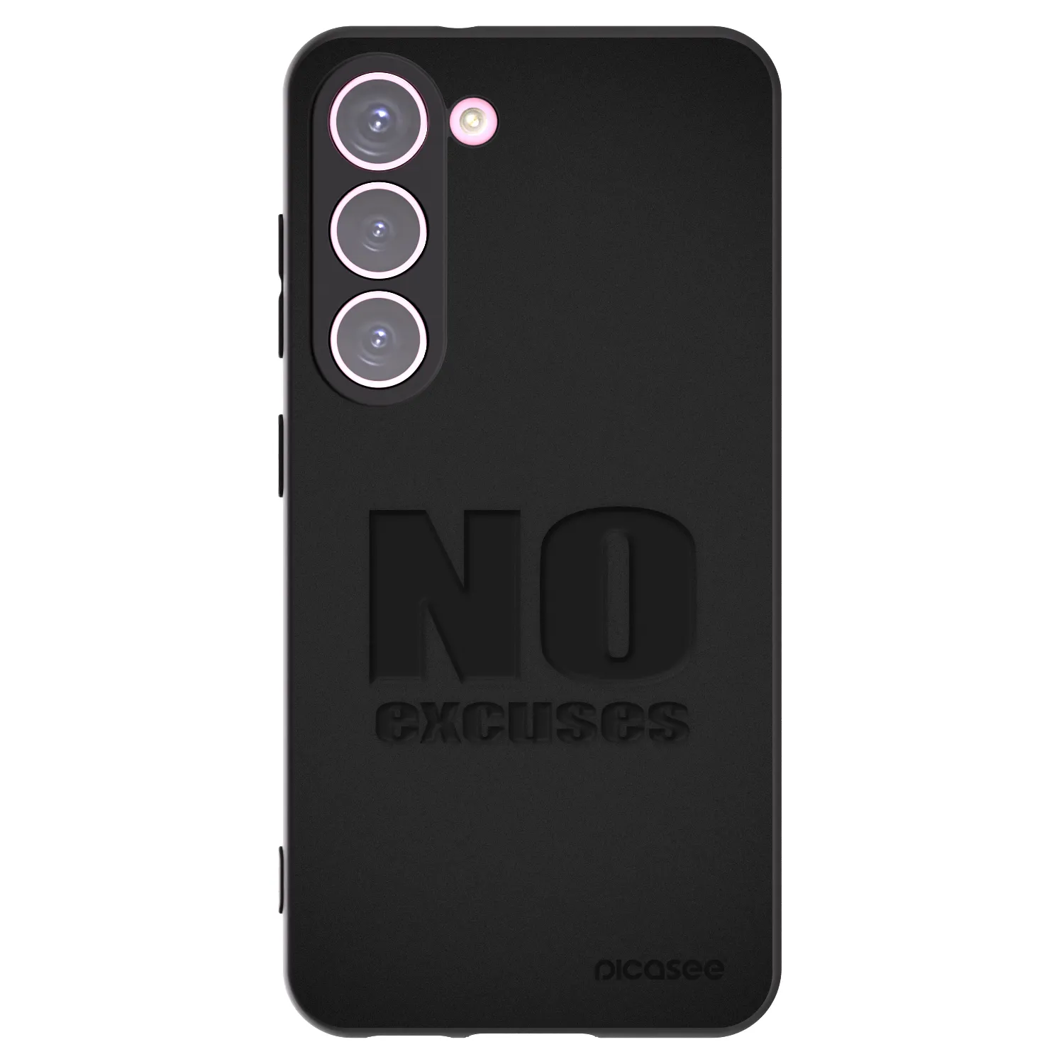 Picasee silikonski črni ovitek za Samsung Galaxy S23 5G - No Excuses