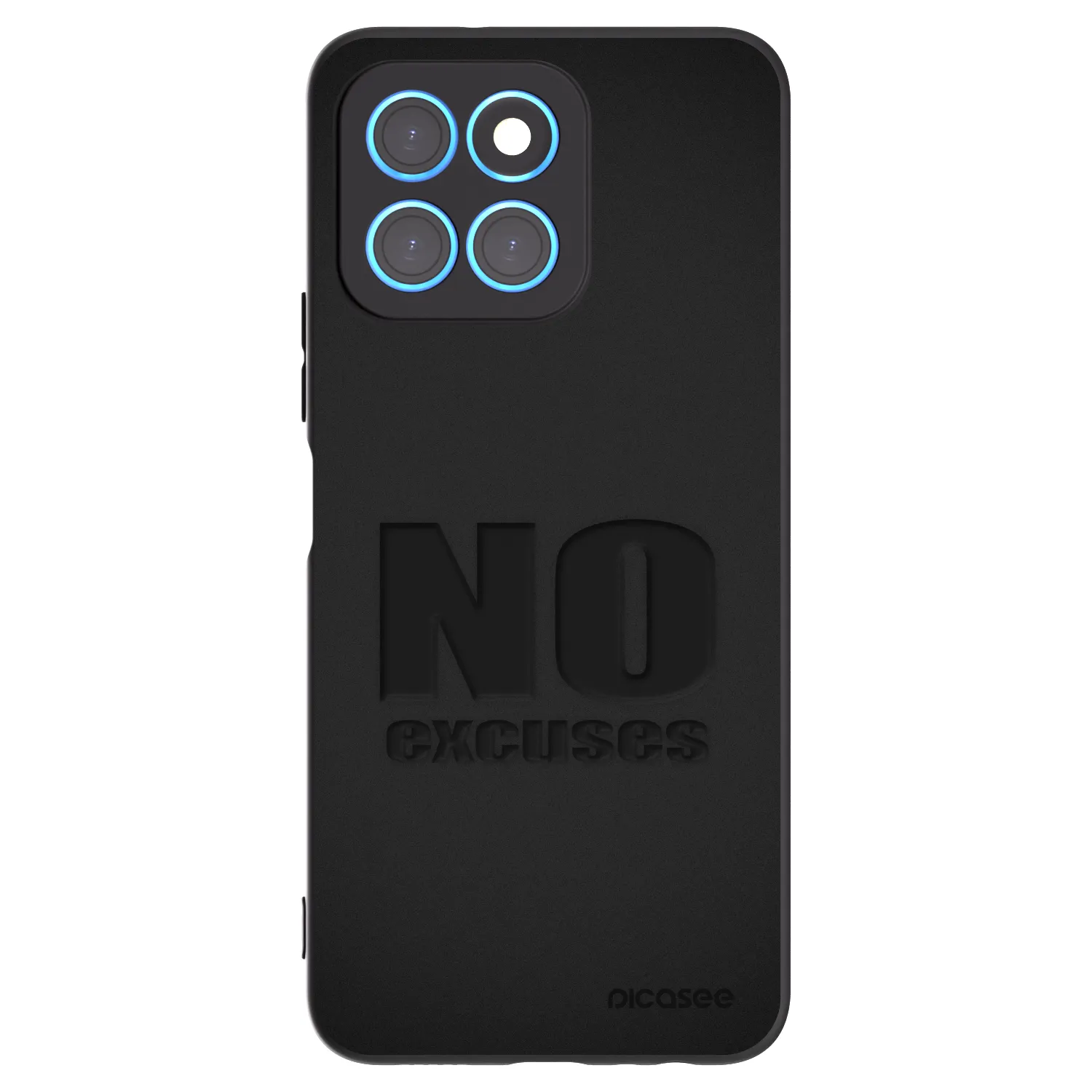Picasee silikonski črni ovitek za Honor X6 - No Excuses