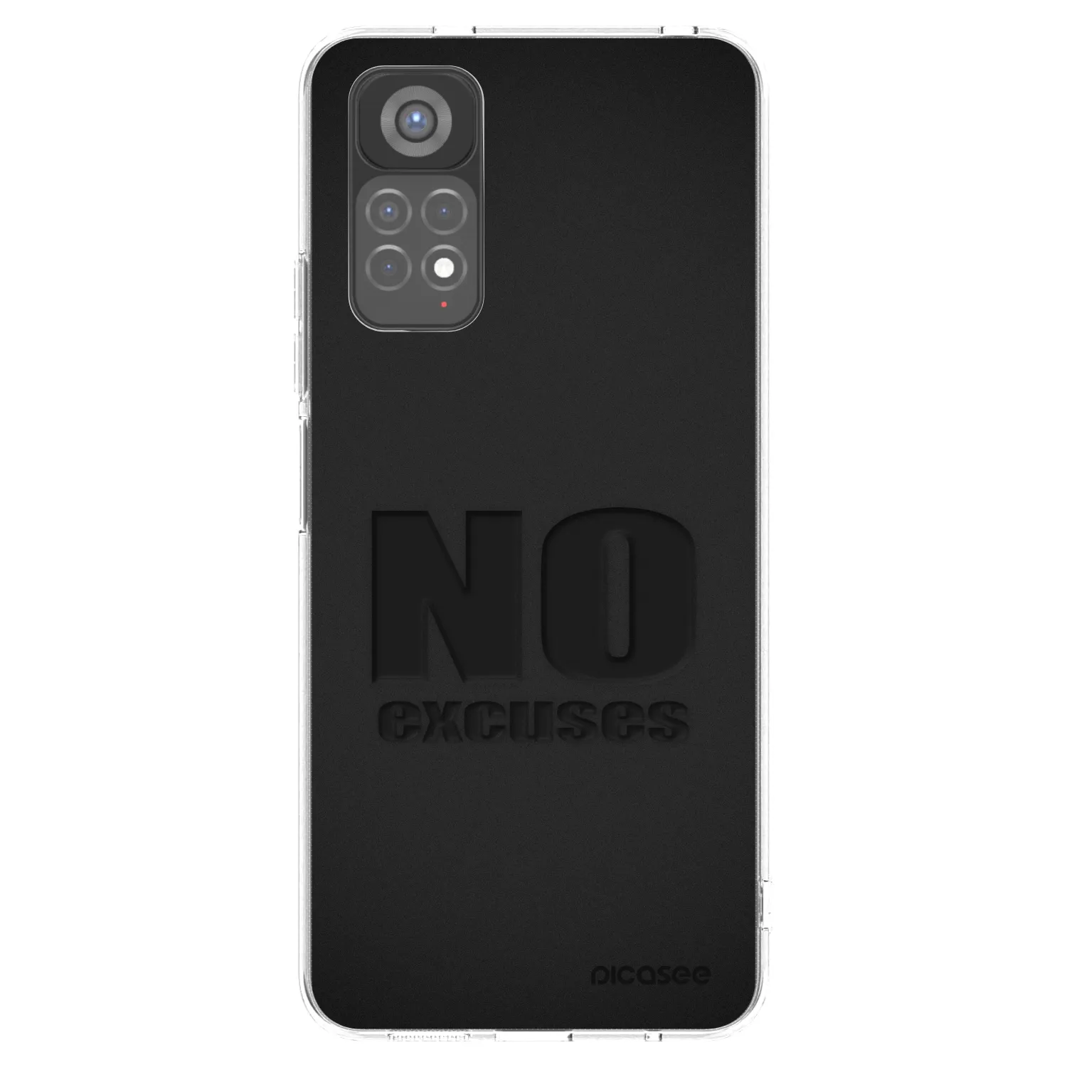 Picasee silikonski prozorni ovitek za Xiaomi Redmi Note 11S 5G - No Excuses