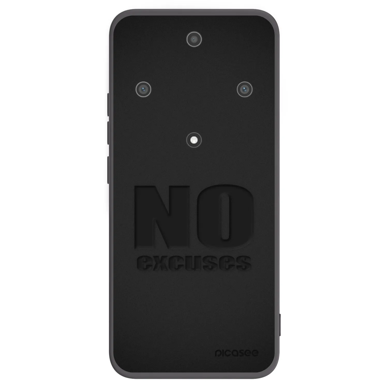 Picasee silikonski črni ovitek za Honor Magic5 Lite 5G - No Excuses