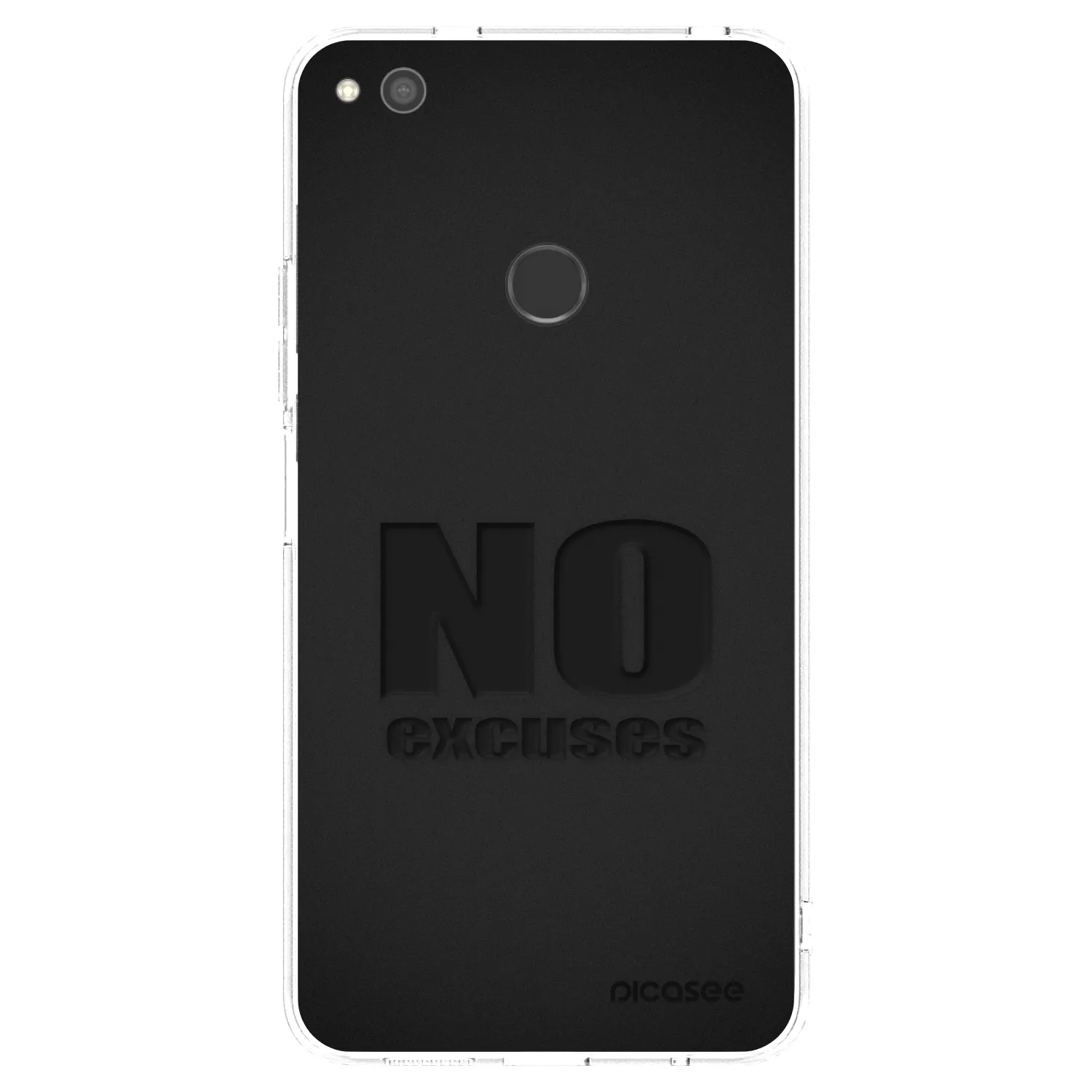 Picasee silikonski prozorni ovitek za Huawei P9 Lite 2017 - No Excuses