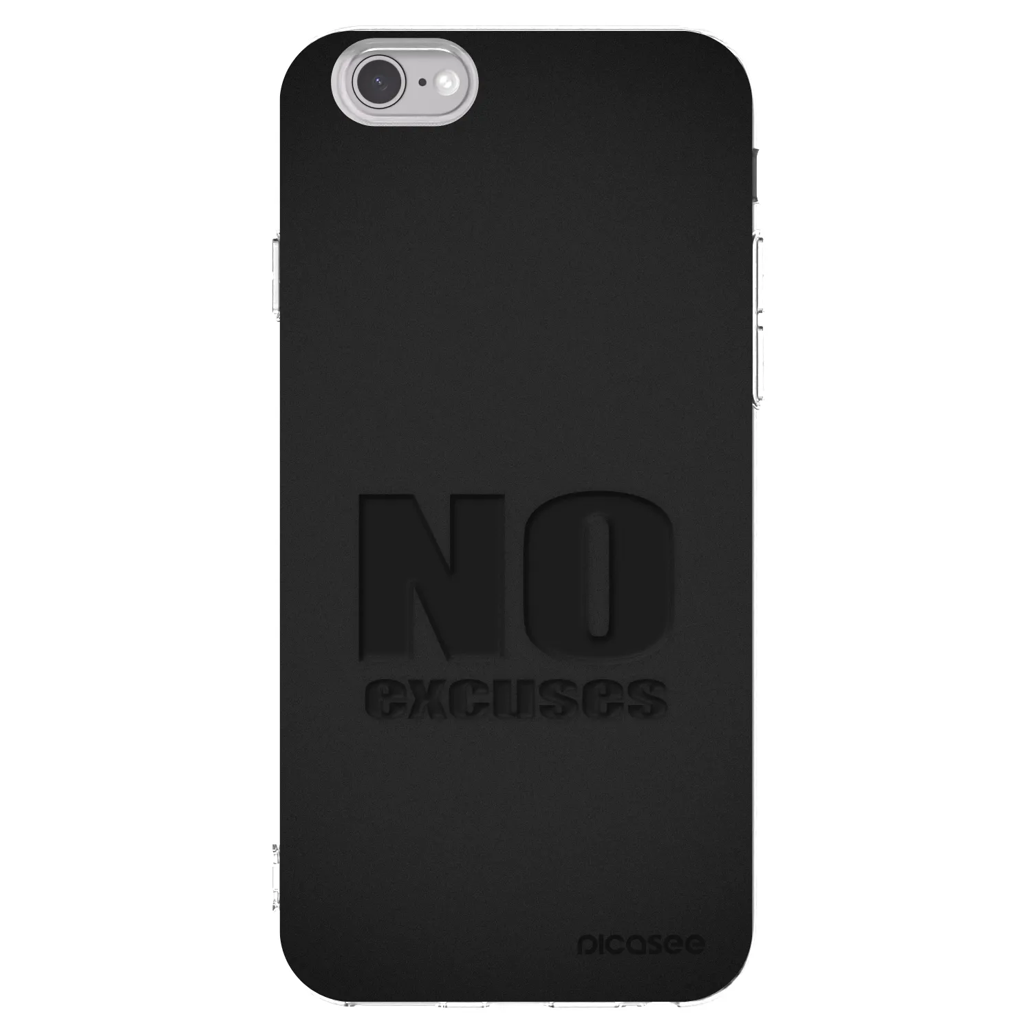 Picasee silikonski prozorni ovitek za Apple iPhone 6/6S - No Excuses