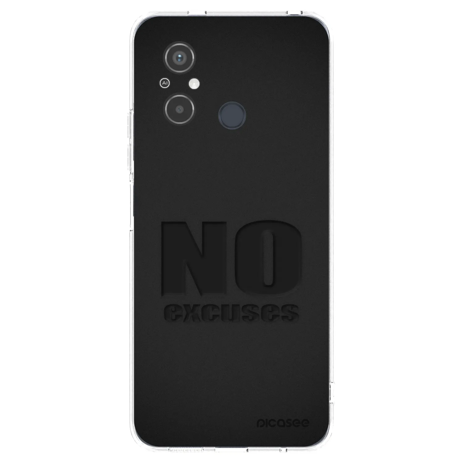 Picasee silikonski prozorni ovitek za Xiaomi Redmi 12C - No Excuses