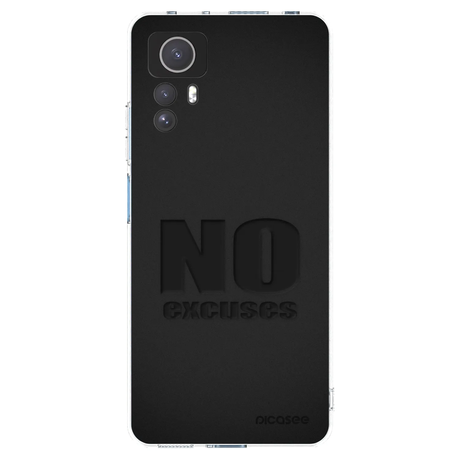 Picasee silikonski prozorni ovitek za Xiaomi Redmi Note 12S - No Excuses