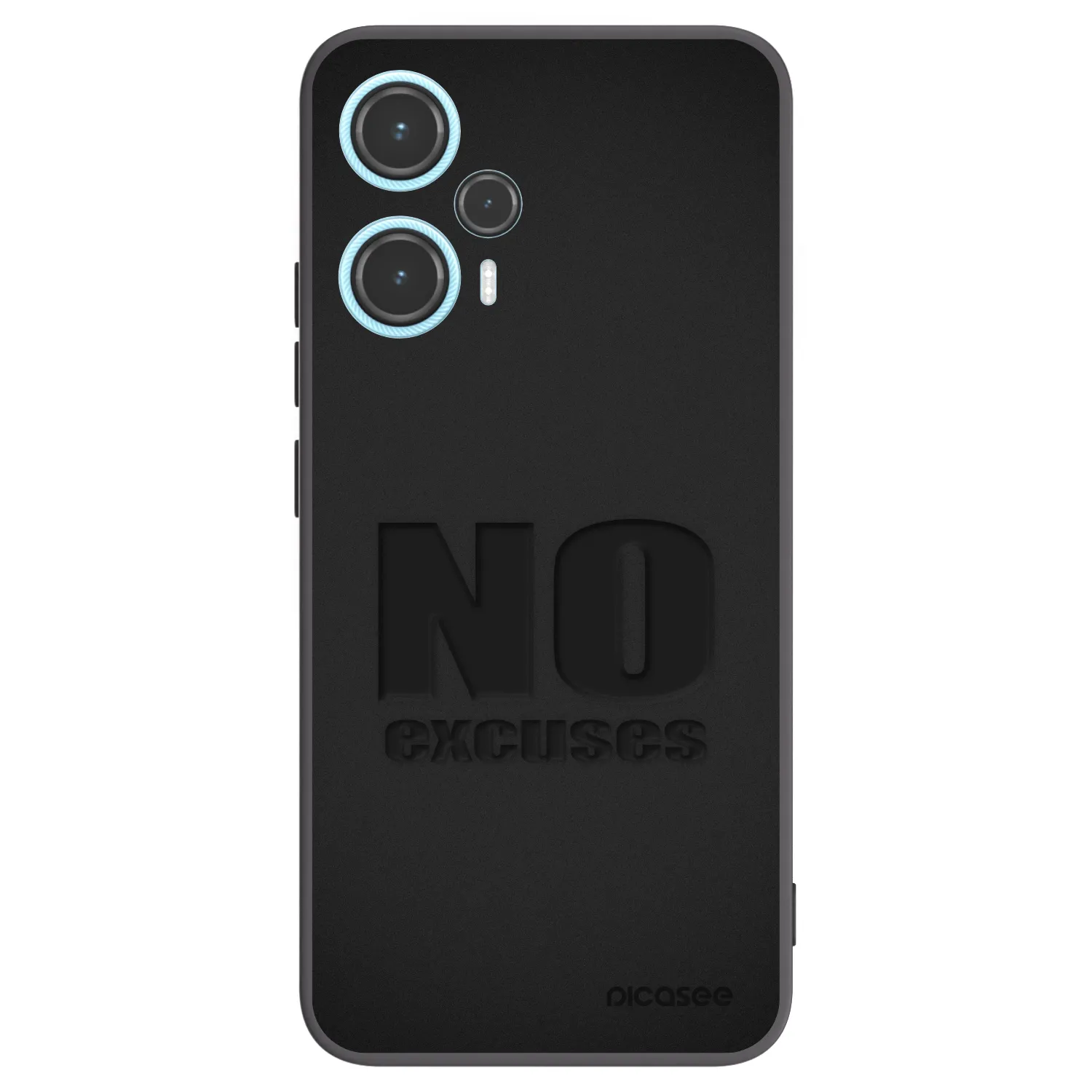 Picasee silikonski črni ovitek za Xiaomi Poco F5 - No Excuses