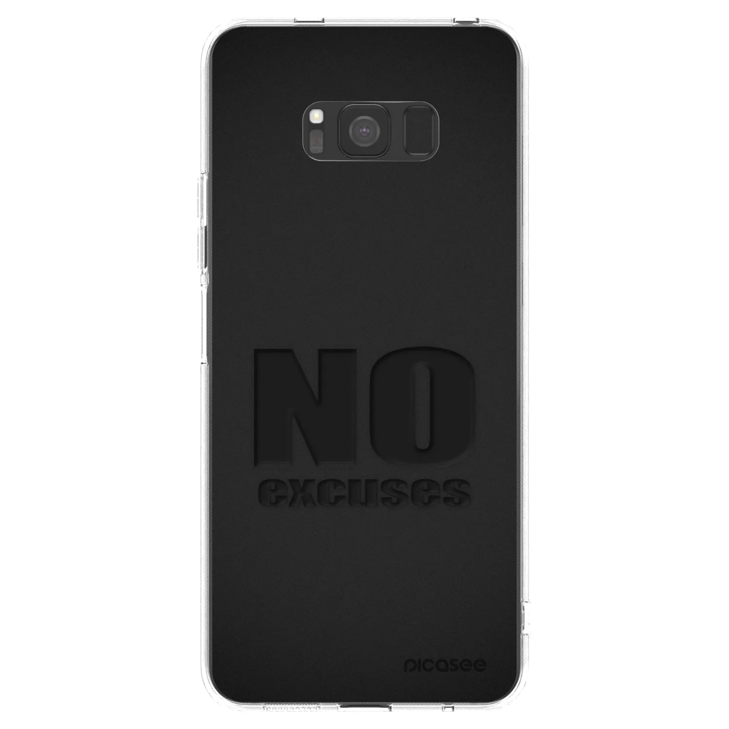 Picasee silikonski prozorni ovitek za Samsung Galaxy S8 G950F - No Excuses