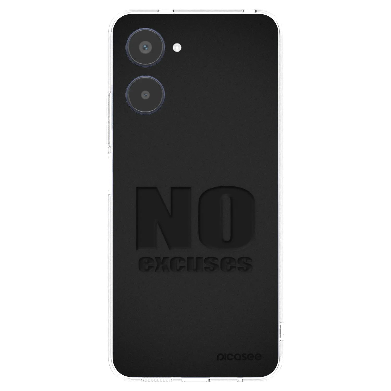 Picasee silikonski prozorni ovitek za Realme 10 4G - No Excuses