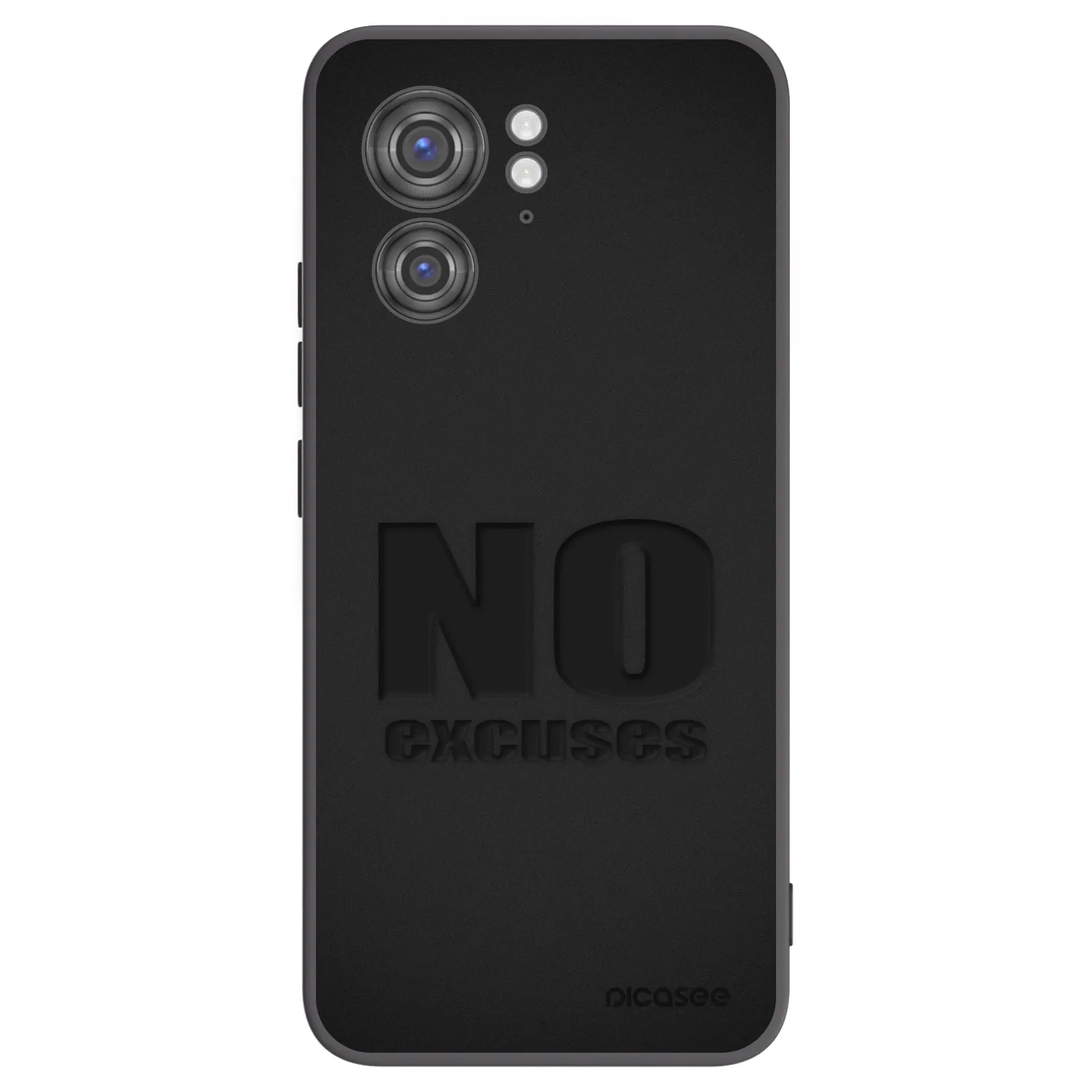 Picasee silikonski črni ovitek za Motorola Edge 40 - No Excuses