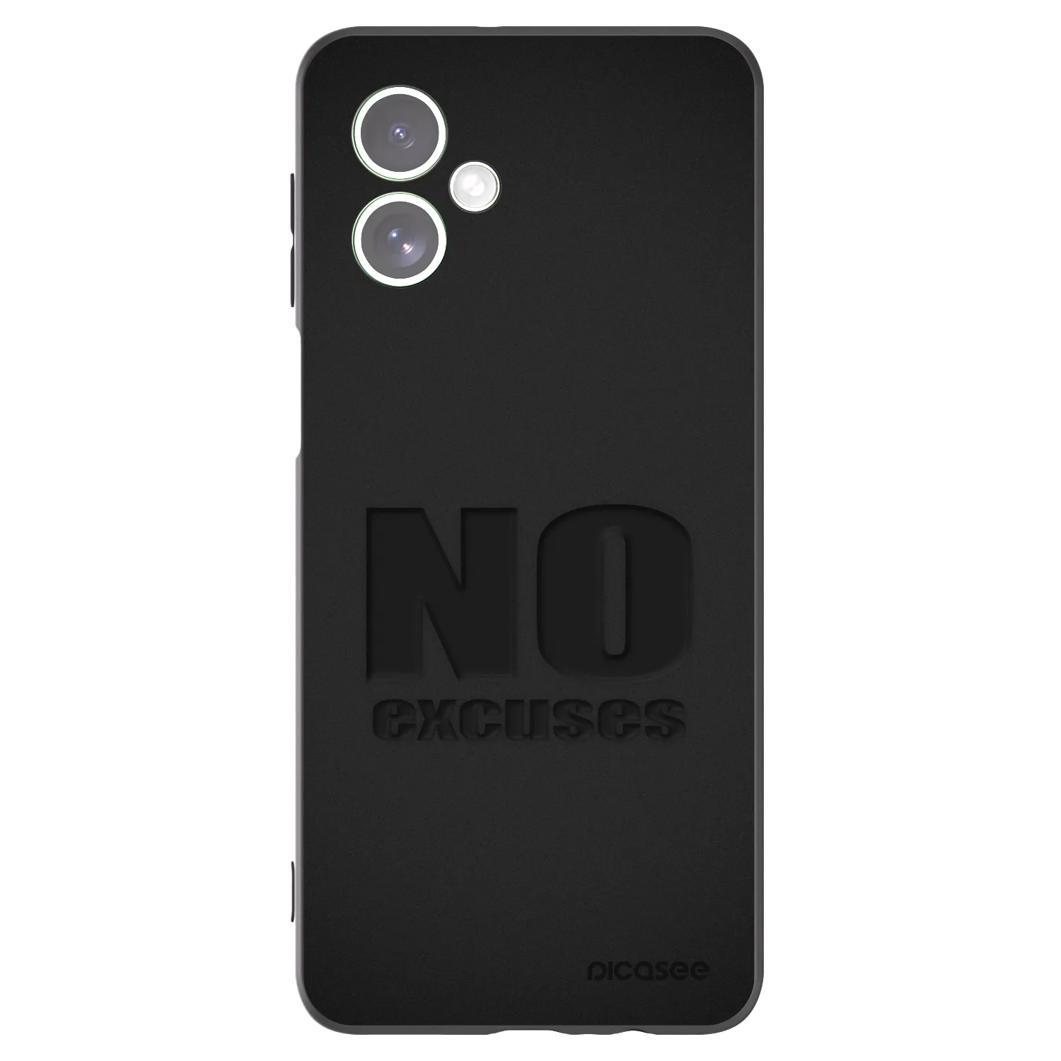 Picasee silikonski črni ovitek za Motorola Moto G54 5G - No Excuses