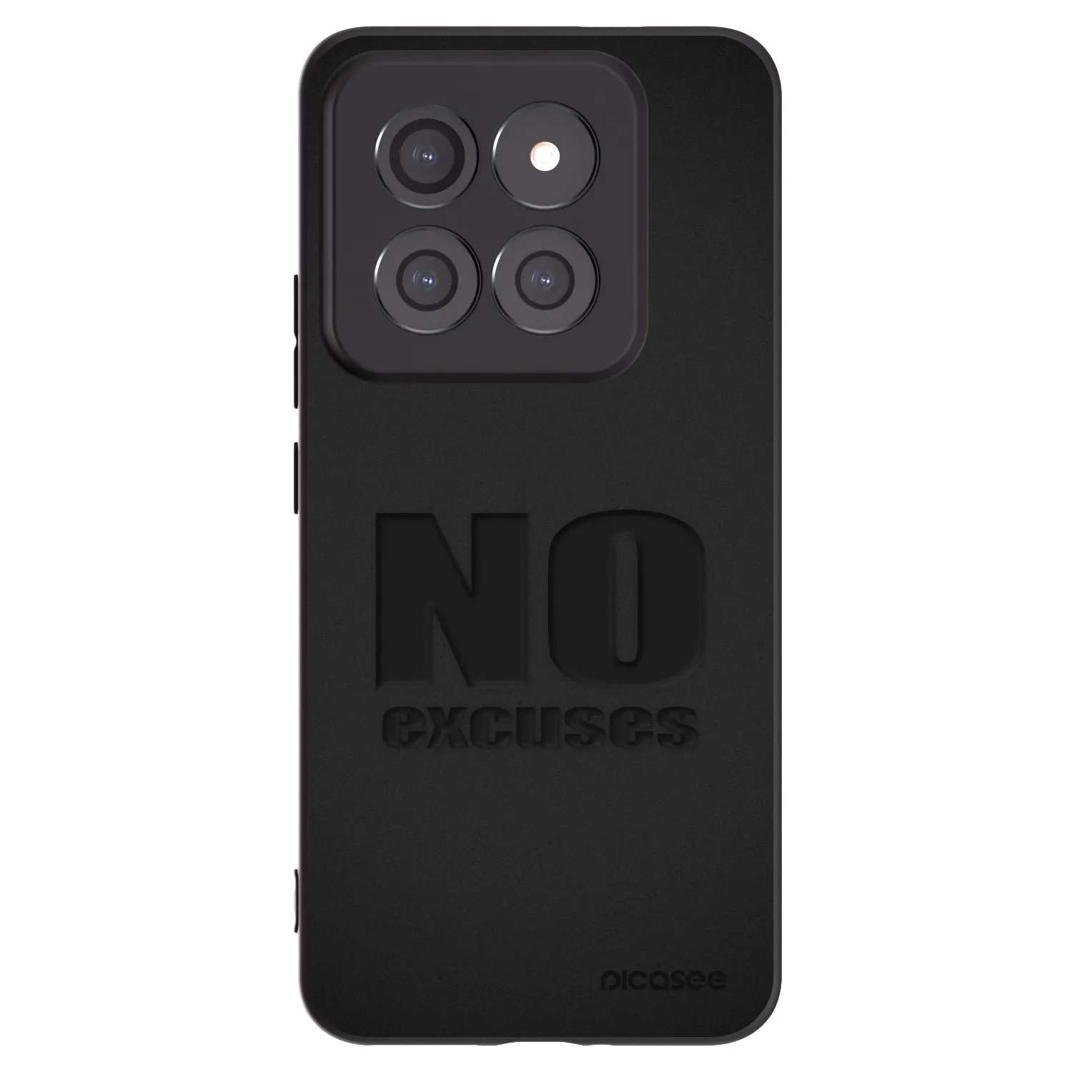 Picasee silikonski črni ovitek za Xiaomi 14 Pro - No Excuses