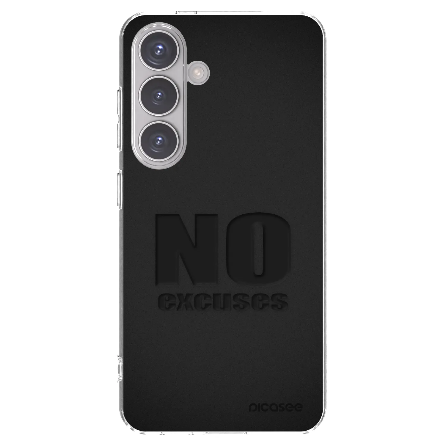 Picasee silikonski prozorni ovitek za Samsung Galaxy S24 S921B 5G - No Excuses