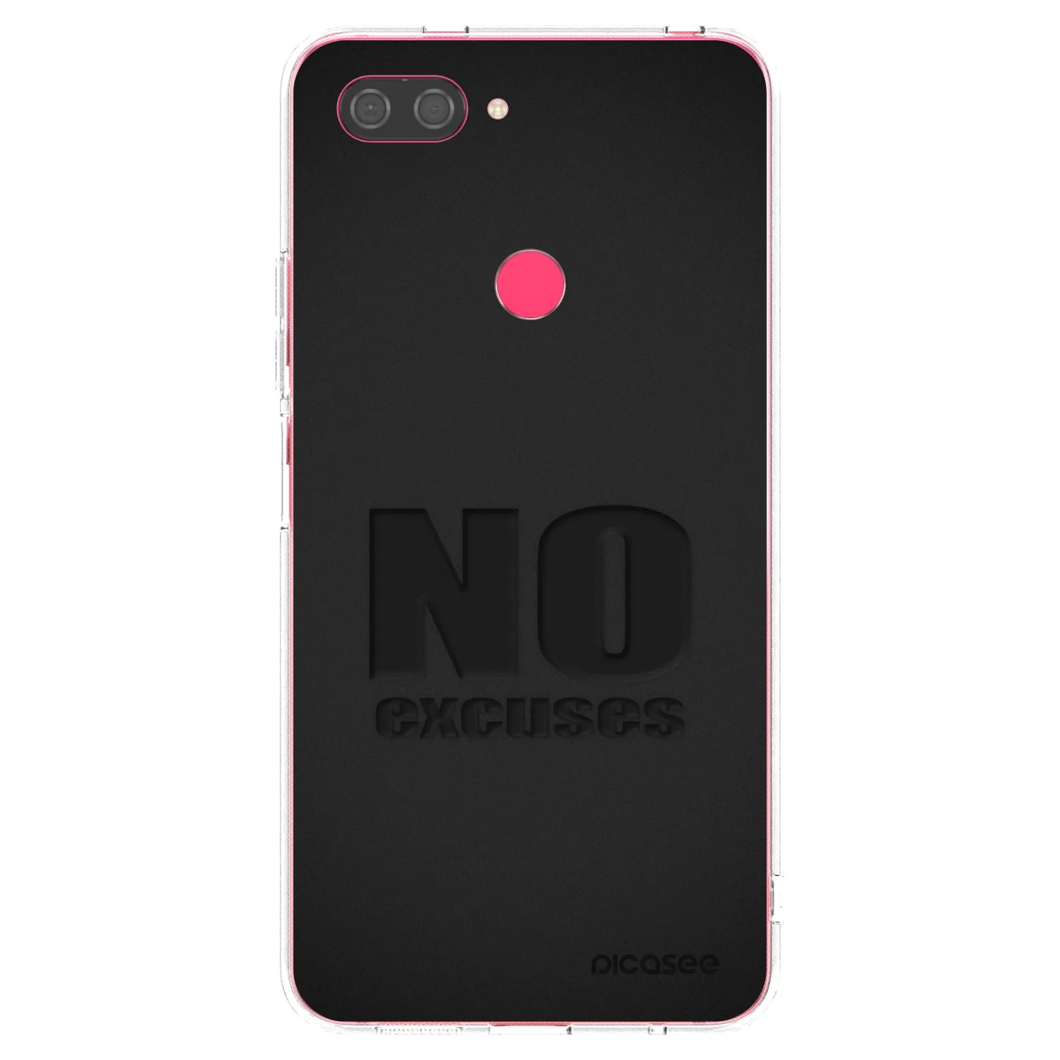 Picasee silikonski prozorni ovitek za Xiaomi Mi 8 Lite - No Excuses