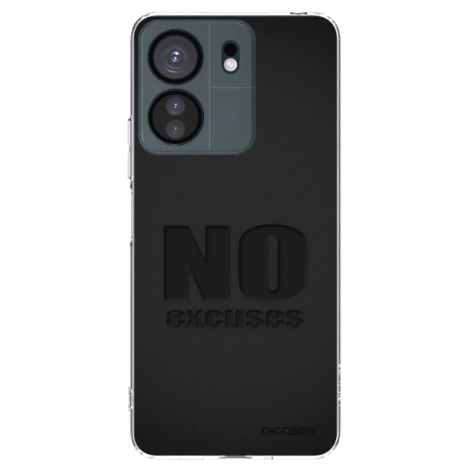 Picasee silikonski prozorni ovitek za Xiaomi Redmi 13C 4G - No Excuses