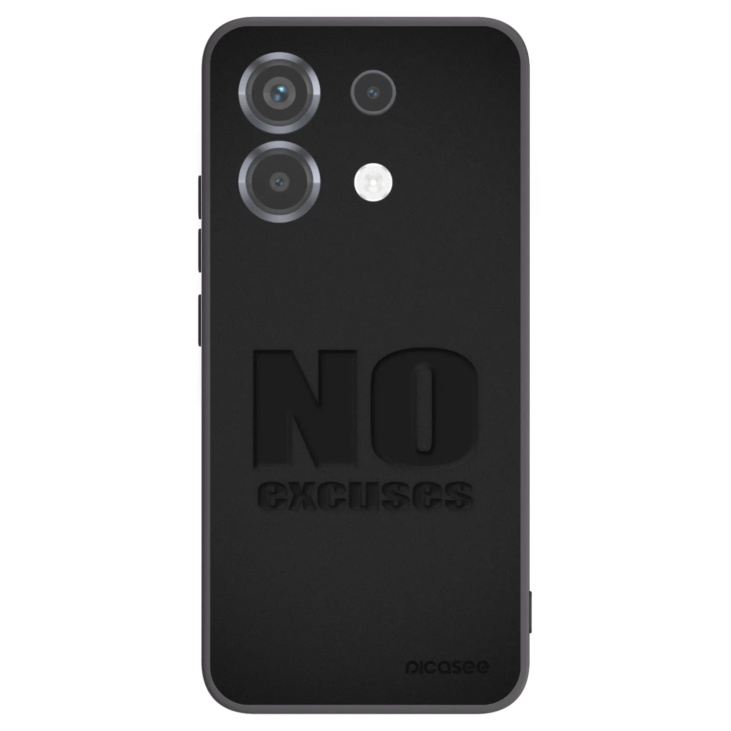 Picasee silikonski črni ovitek za Xiaomi Poco X6 - No Excuses
