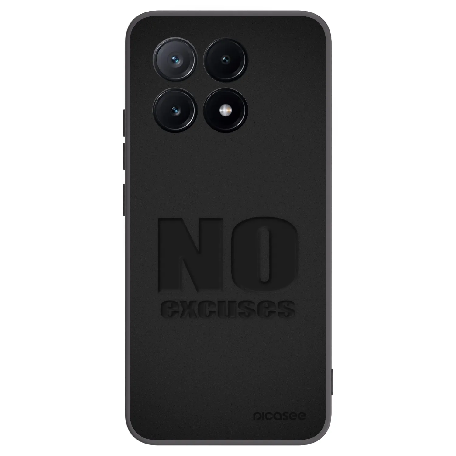 Picasee silikonski črni ovitek za Xiaomi Poco X6 Pro - No Excuses