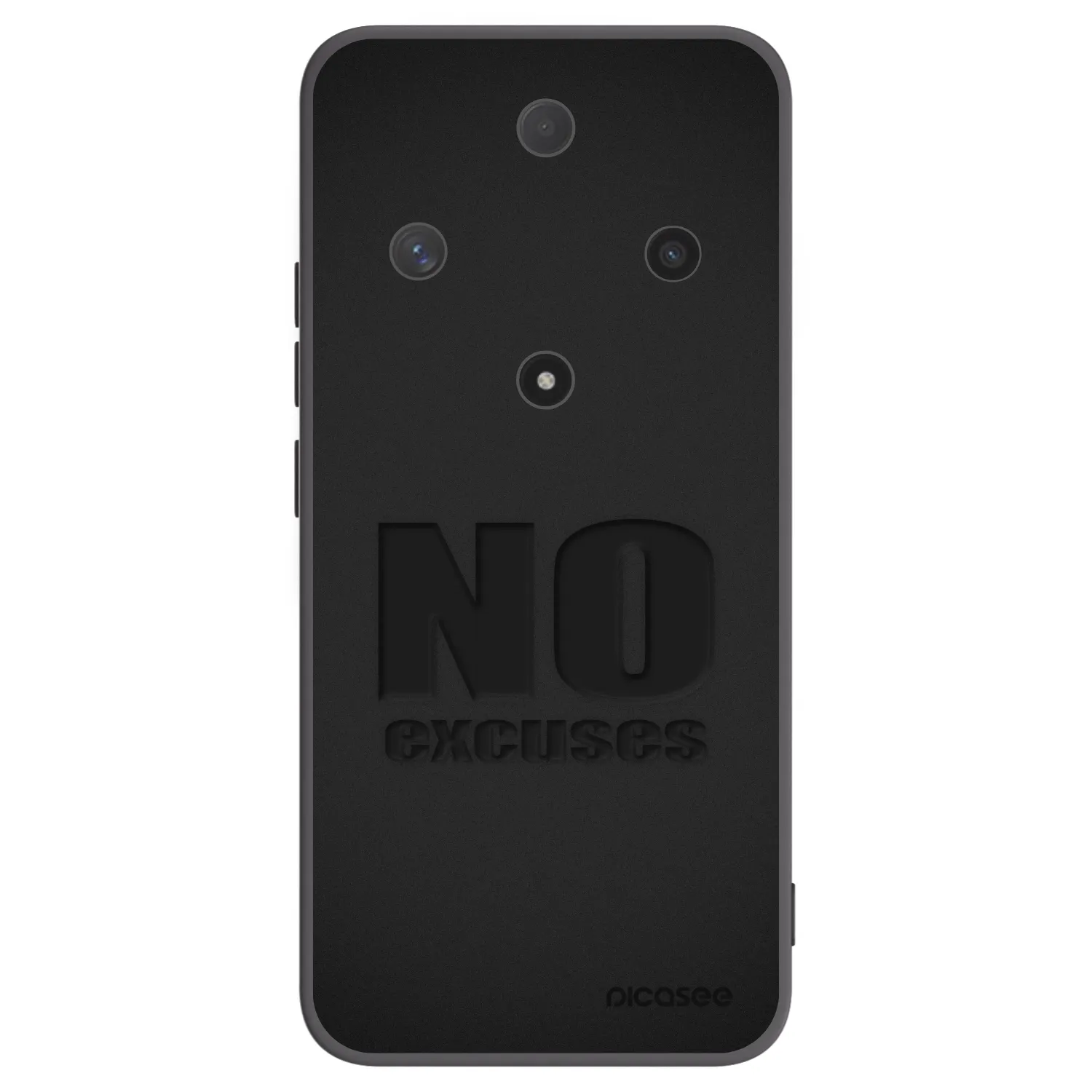 Picasee silikonski črni ovitek za Honor Magic6 Lite 5G - No Excuses