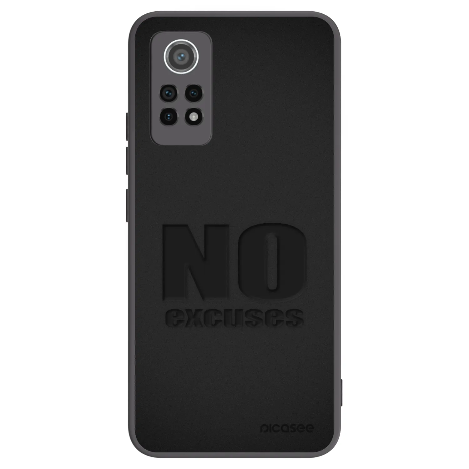 Picasee silikonski črni ovitek za Xiaomi Redmi Note 12 Pro 4G - No Excuses