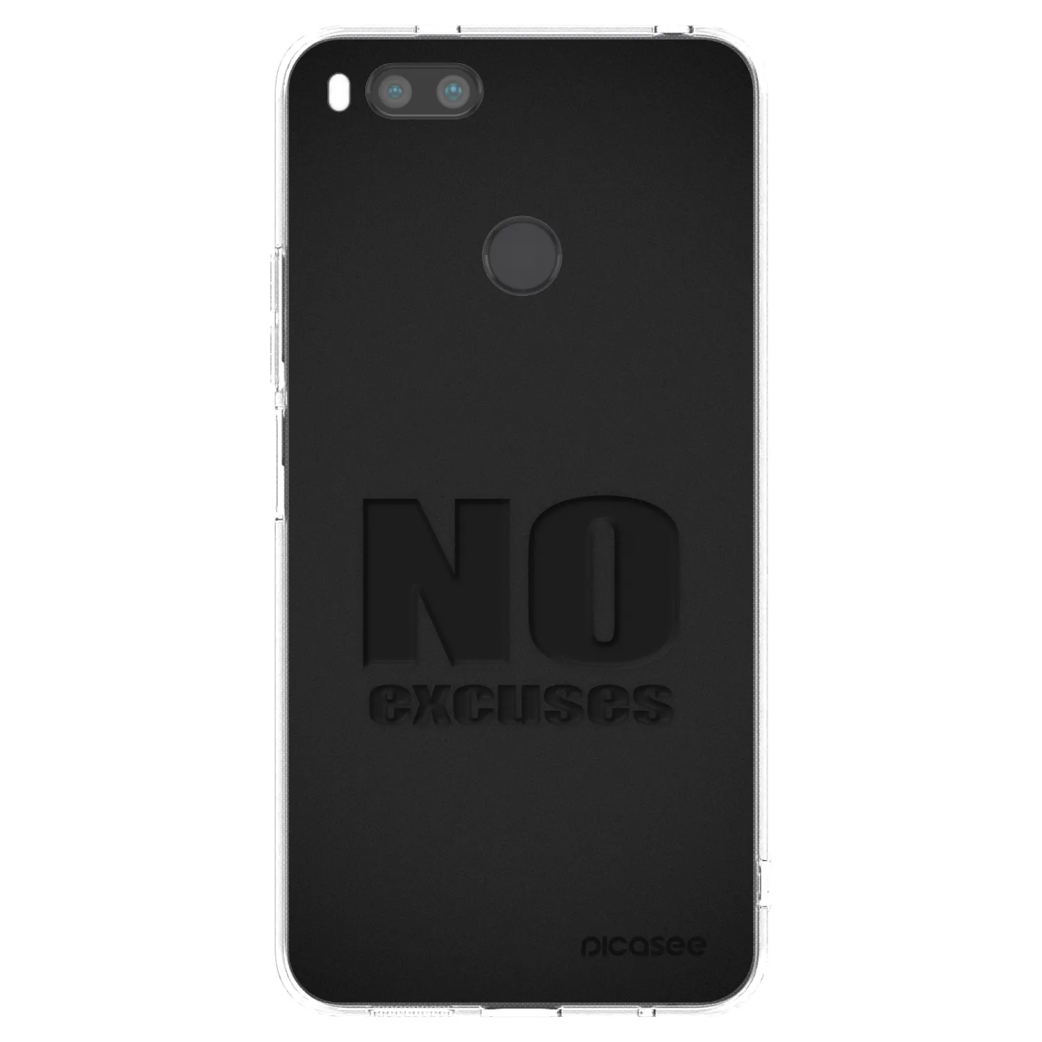 Picasee silikonski prozorni ovitek za Xiaomi Mi A1 Global - No Excuses