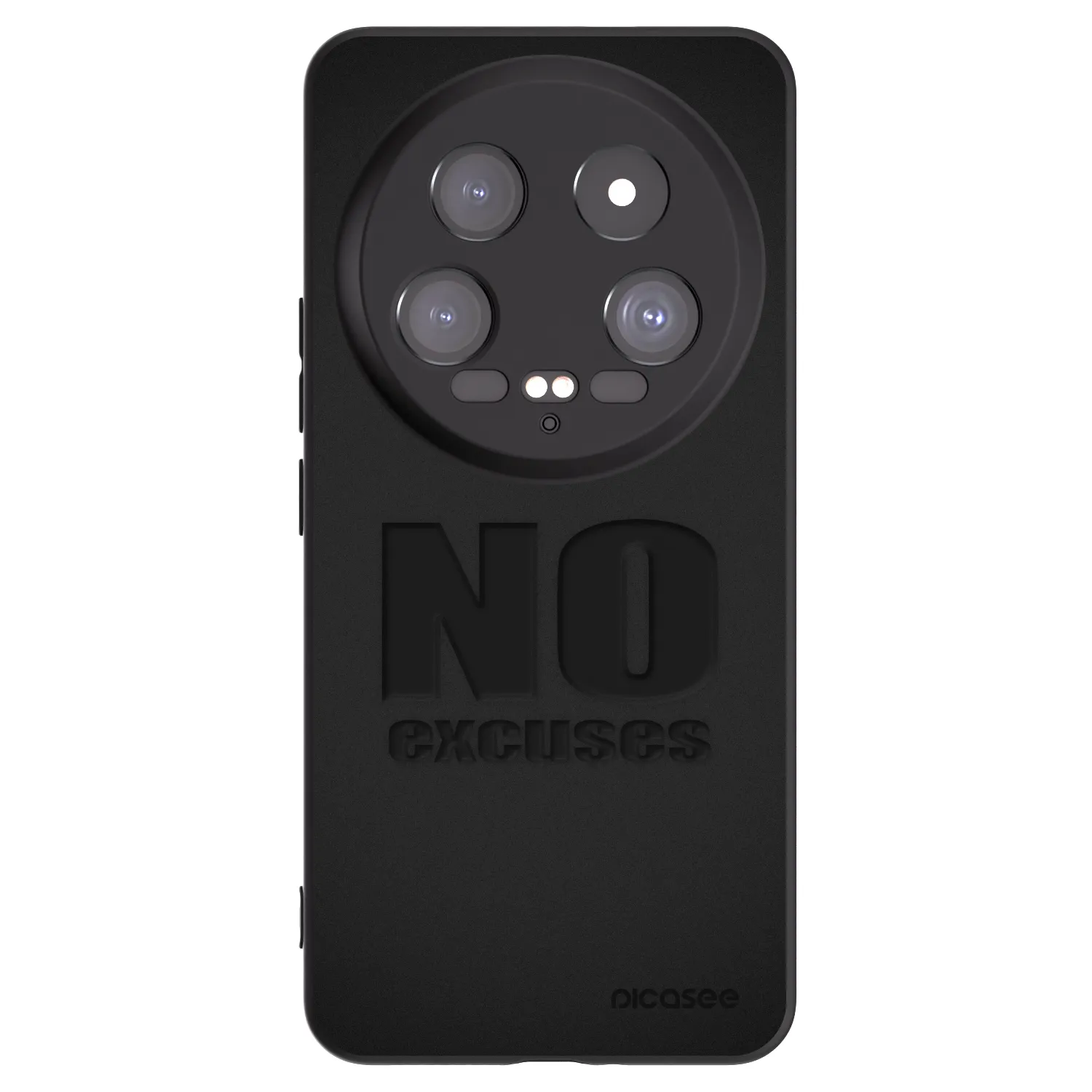 Picasee silikonski črni ovitek za Xiaomi 14 Ultra - No Excuses