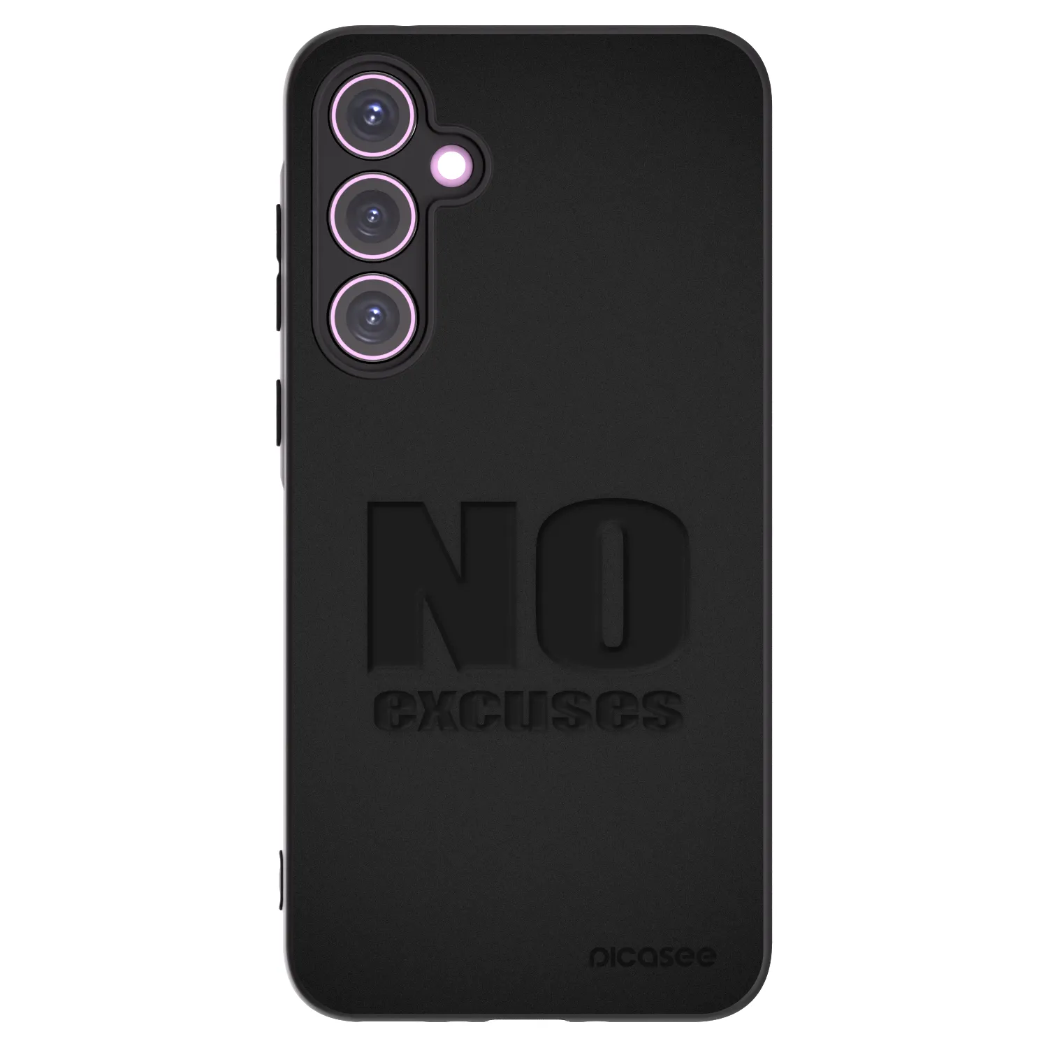 Picasee silikonski črni ovitek za Samsung Galaxy A35 5G A356B - No Excuses