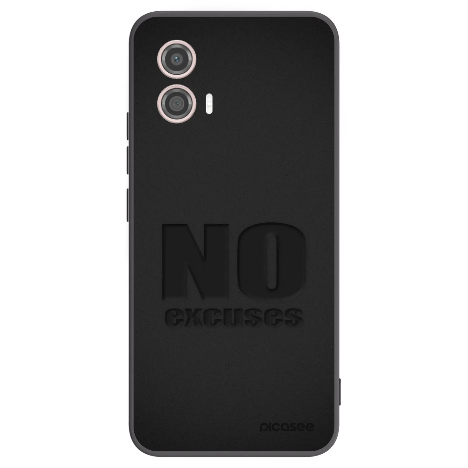 Picasee silikonski črni ovitek za Motorola Moto G53 5G - No Excuses