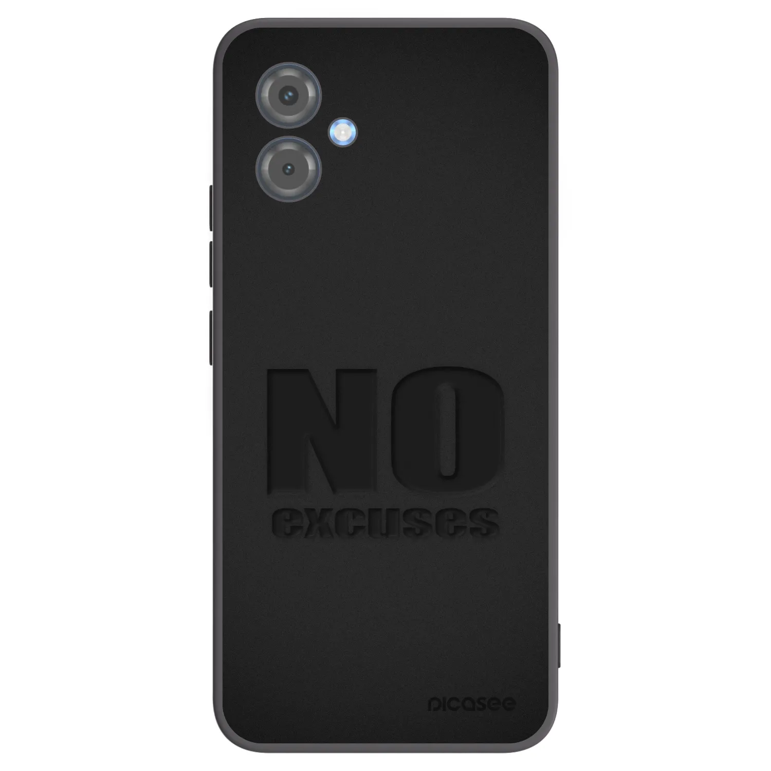 Picasee silikonski črni ovitek za Motorola Moto G14 - No Excuses