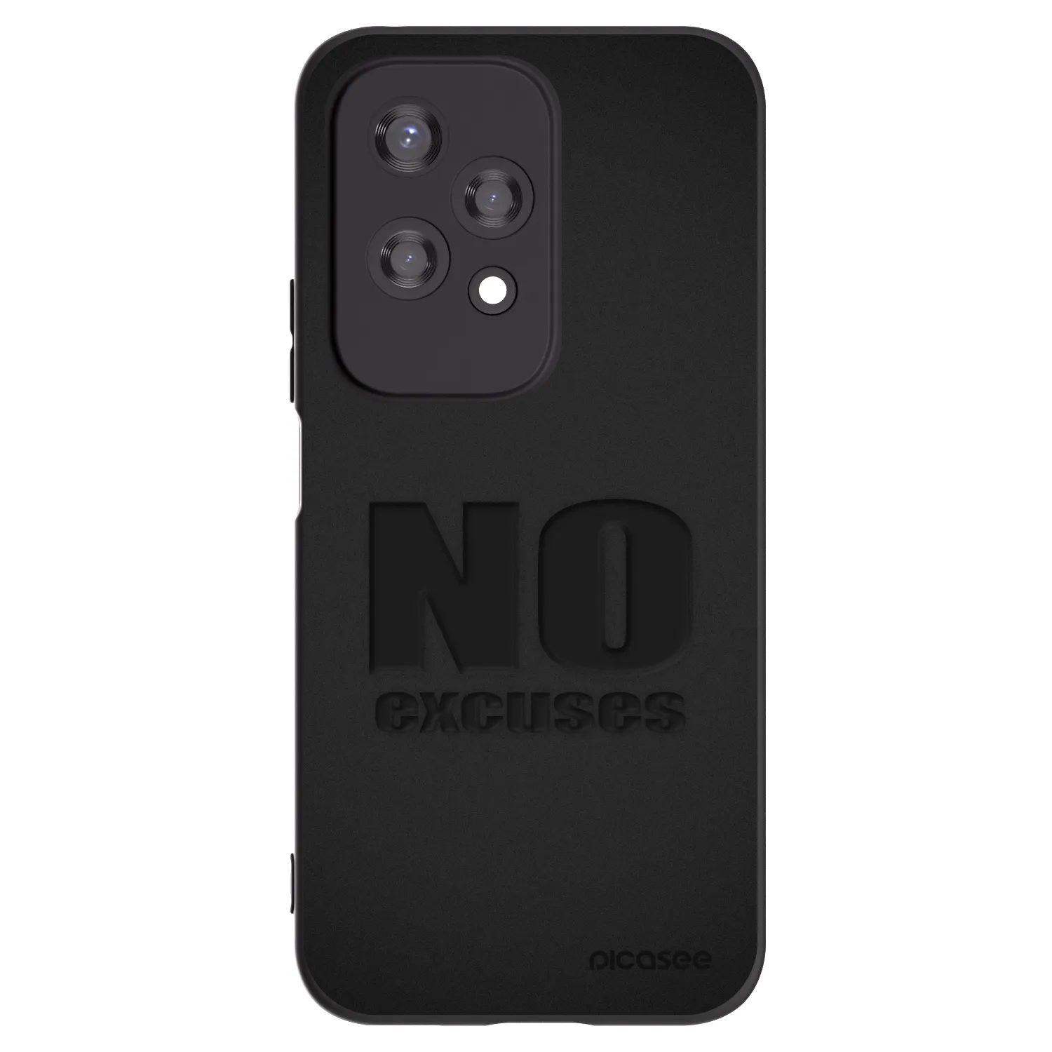Picasee silikonski črni ovitek za Honor 200 Lite - No Excuses