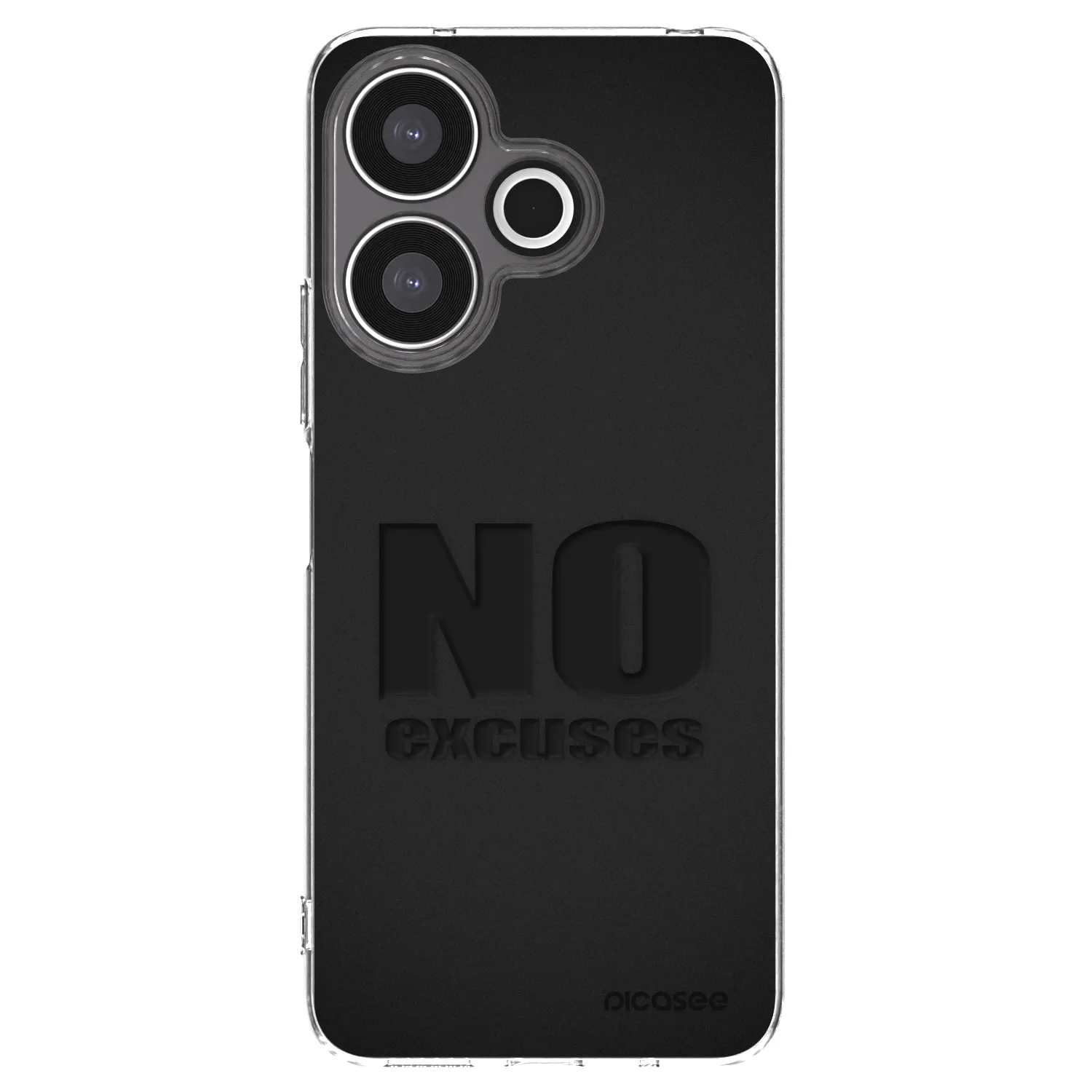 Picasee silikonski prozorni ovitek za Xiaomi Redmi 13 4G - No Excuses