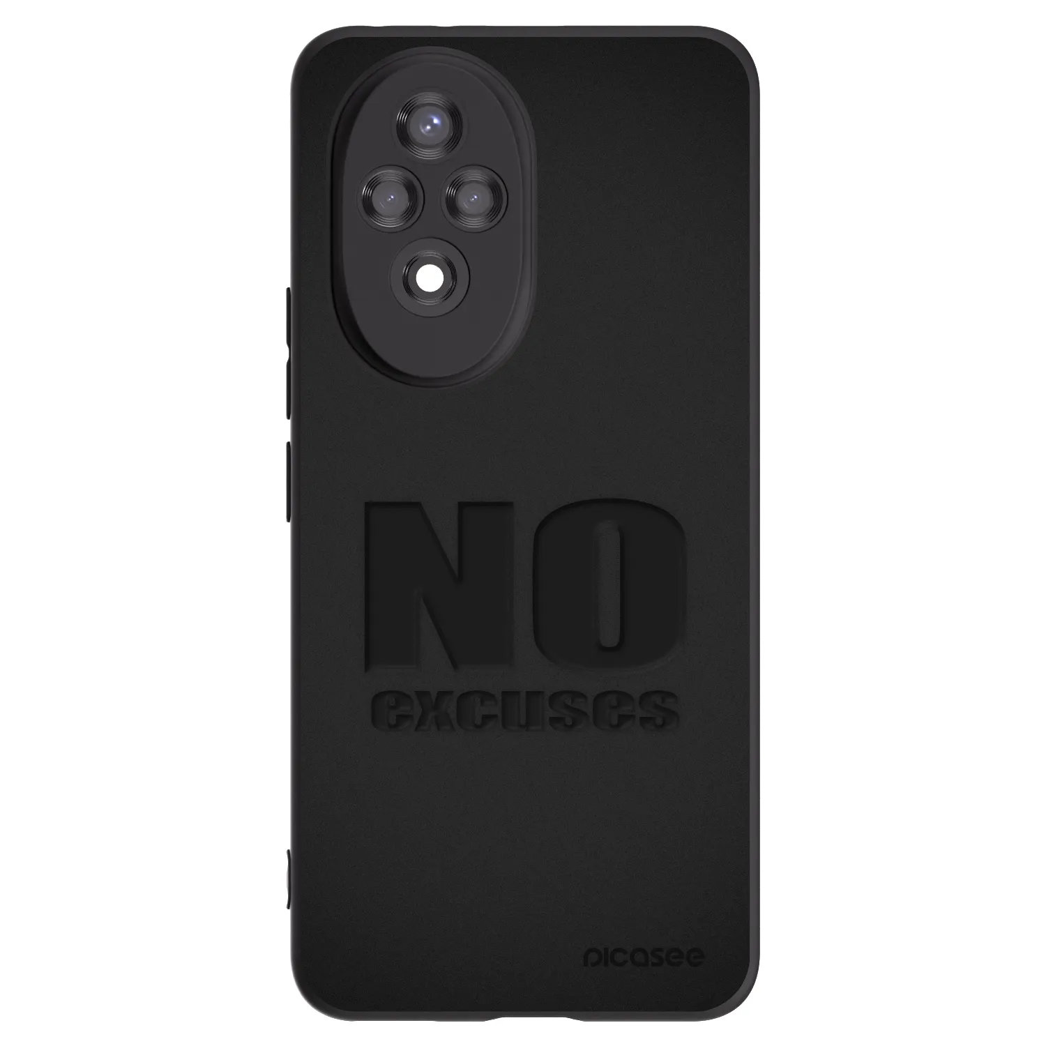 Picasee silikonski črni ovitek za Honor 200 5G - No Excuses