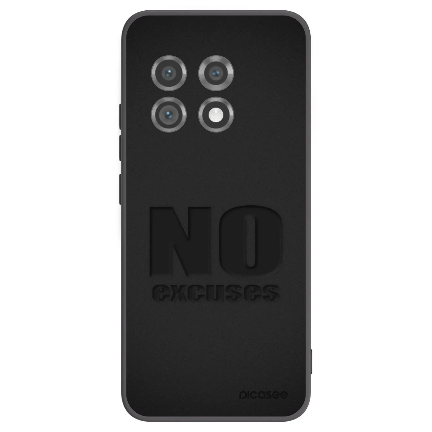 Picasee silikonski črni ovitek za OnePlus 11 5G - No Excuses