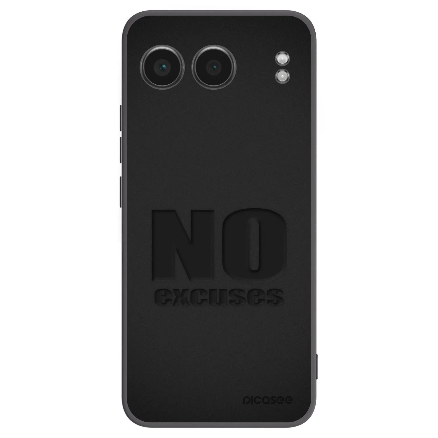 Picasee silikonski črni ovitek za OnePlus Nord 4 - No Excuses
