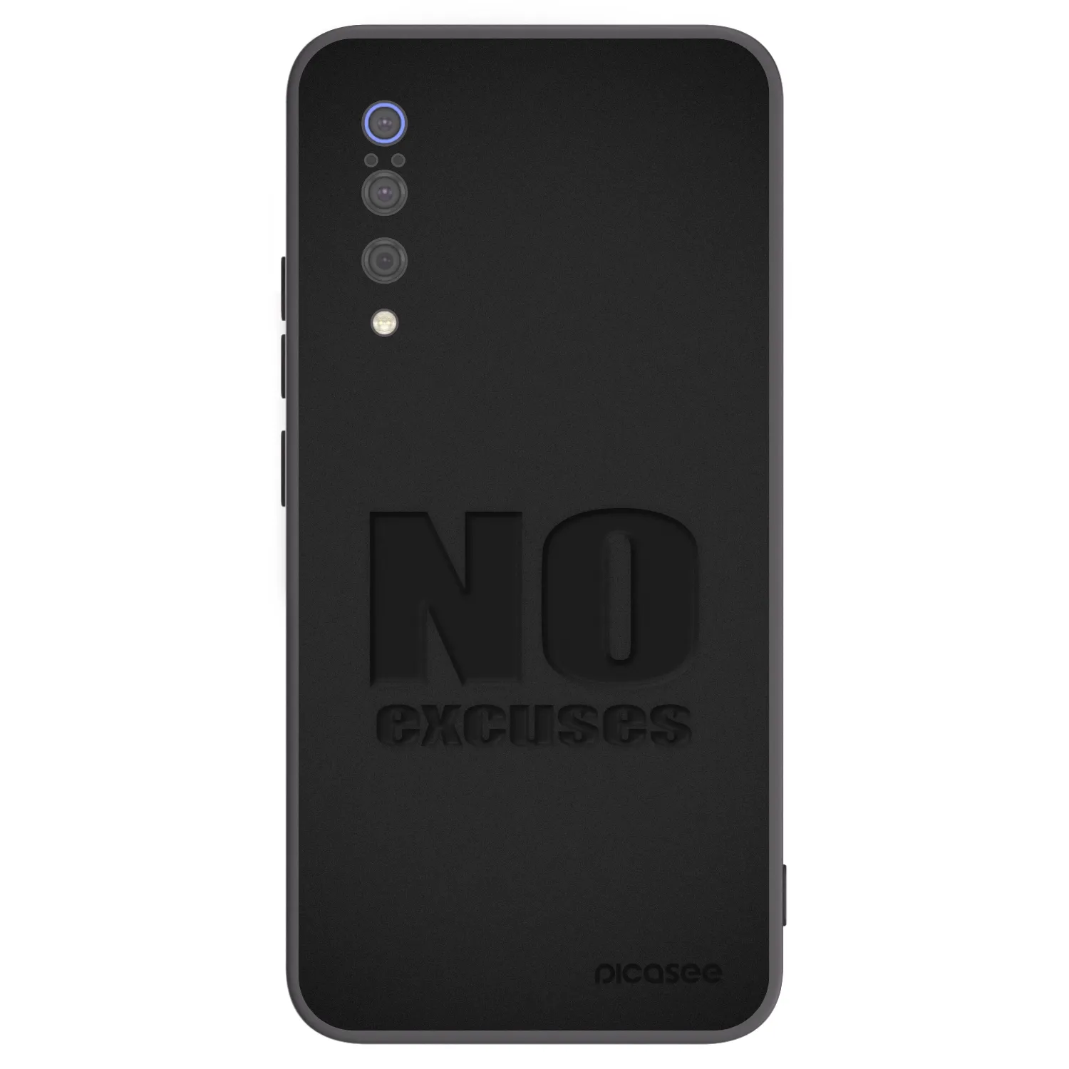 Picasee silikonski črni ovitek za Xiaomi Mi 9 - No Excuses