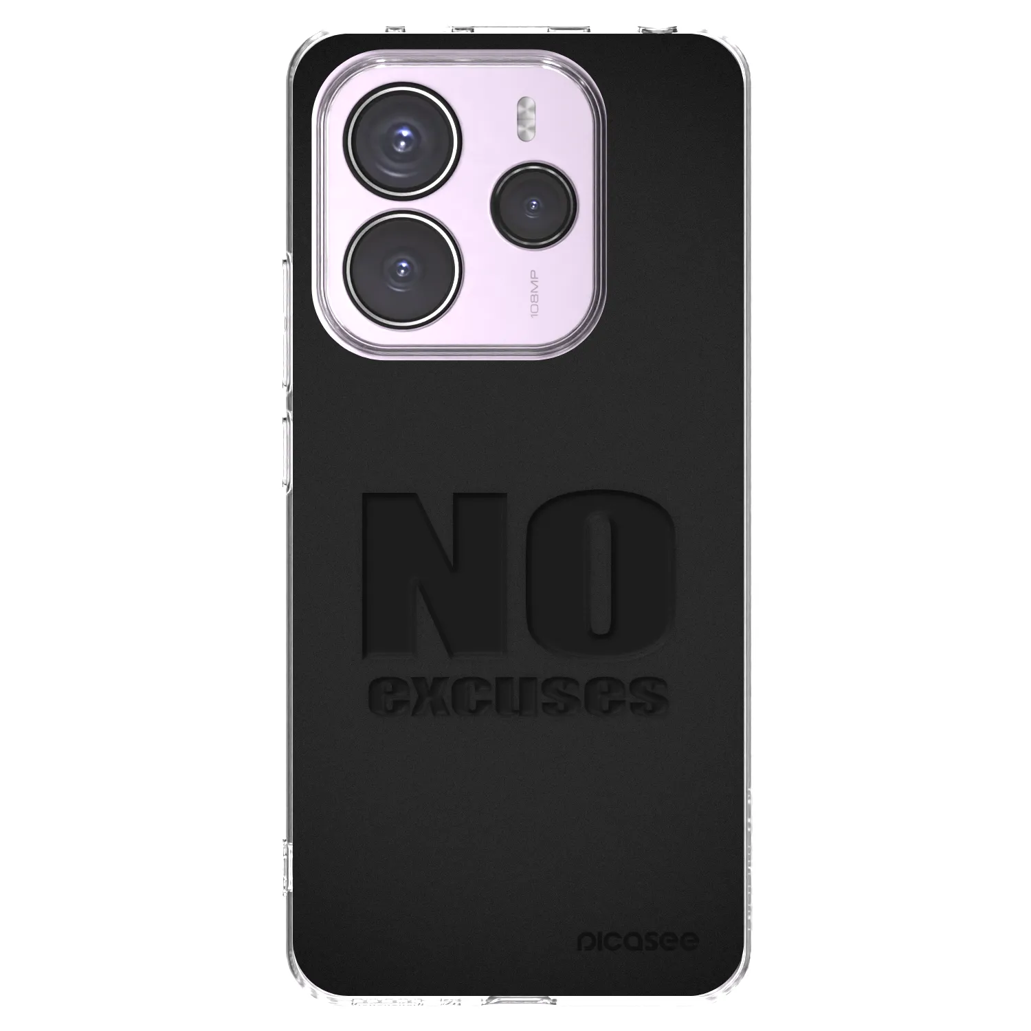 Picasee silikonski prozorni ovitek za Xiaomi Redmi Note 14 5G - No Excuses