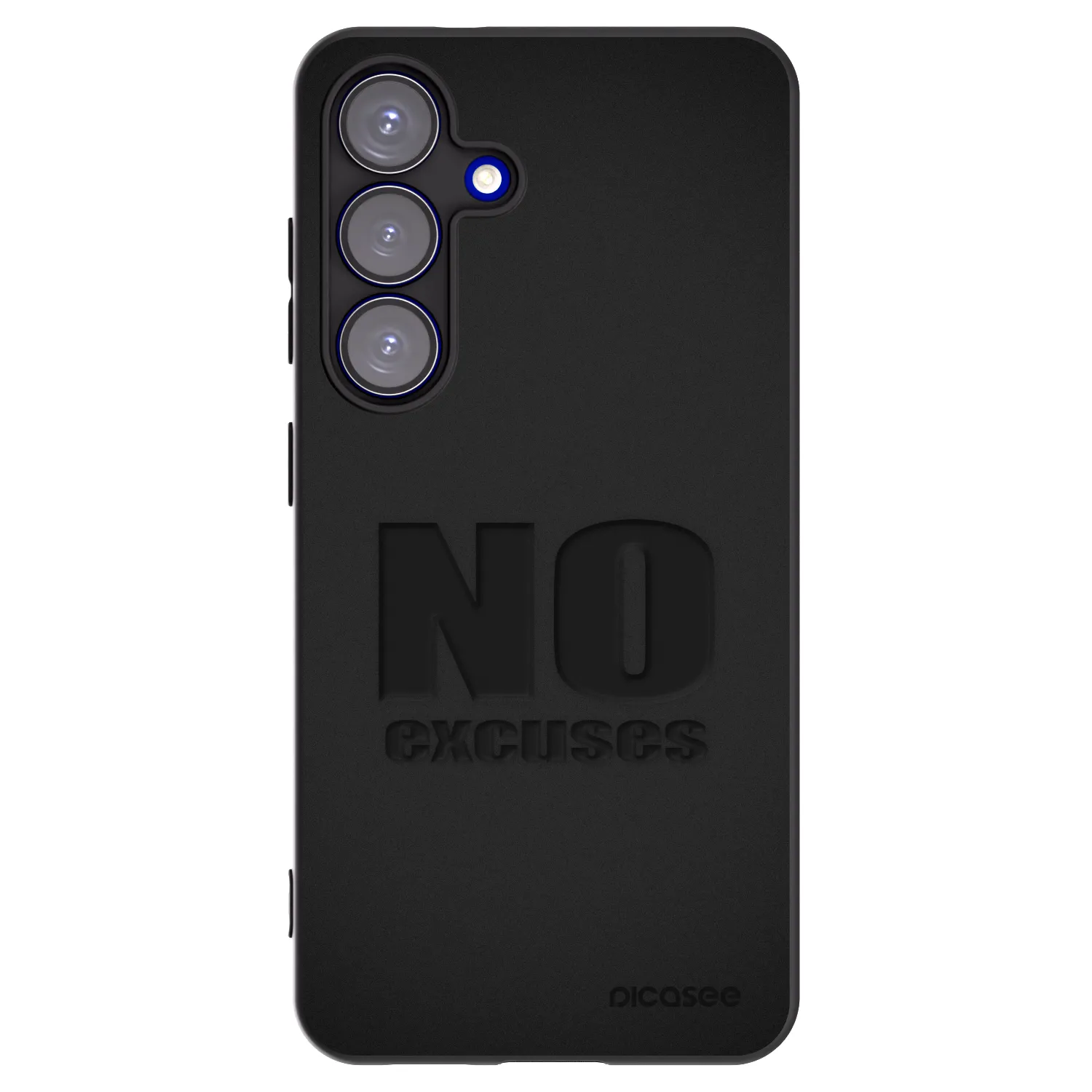 Picasee silikonski črni ovitek za Samsung Galaxy S25 5G - No Excuses