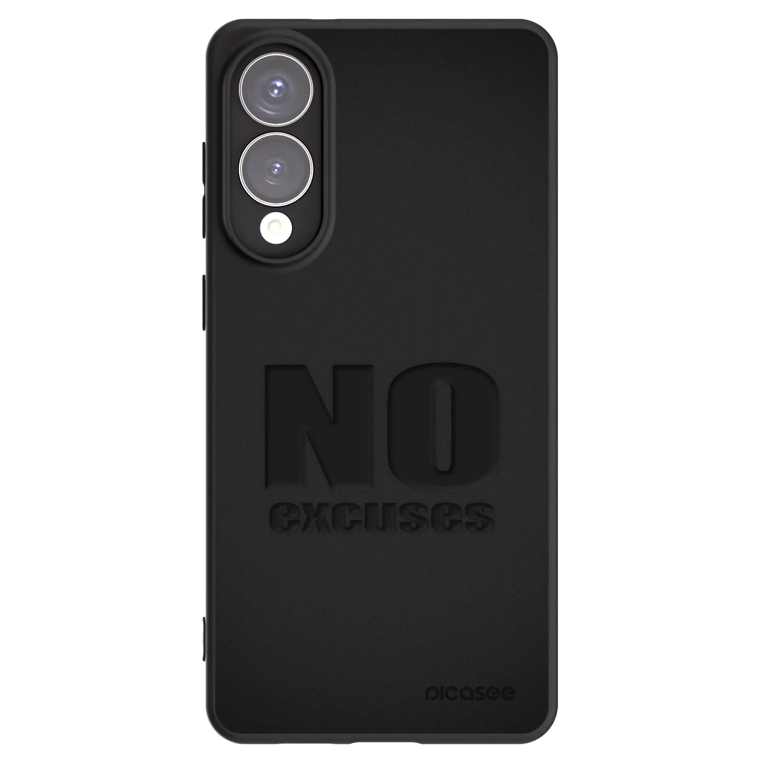 Picasee silikonski črni ovitek za Samsung Galaxy S25 Edge 5G - No Excuses