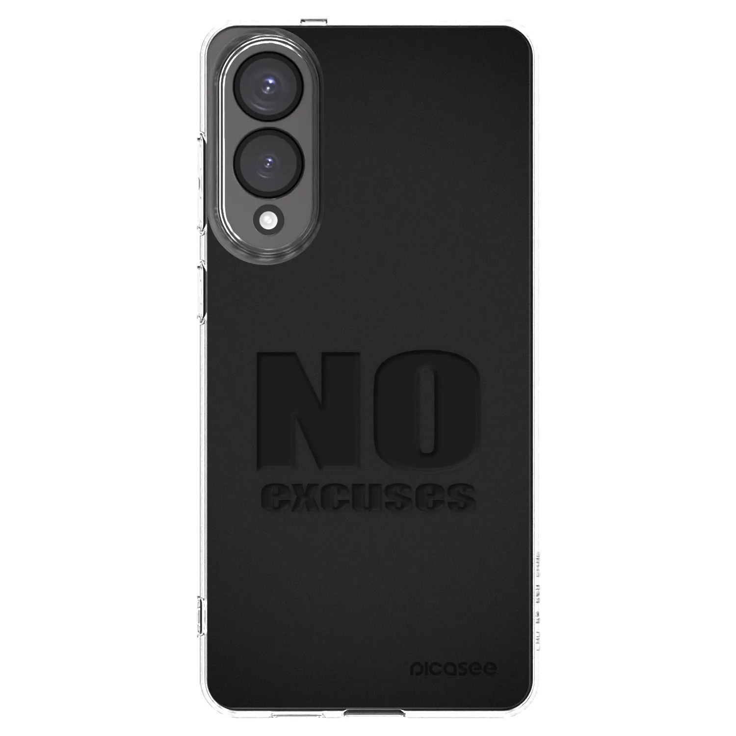 Picasee silikonski prozorni ovitek za Samsung Galaxy S25 Edge 5G - No Excuses