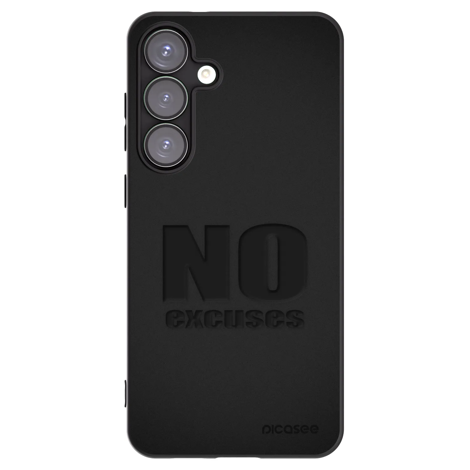 Picasee silikonski črni ovitek za Samsung Galaxy S25+ 5G - No Excuses