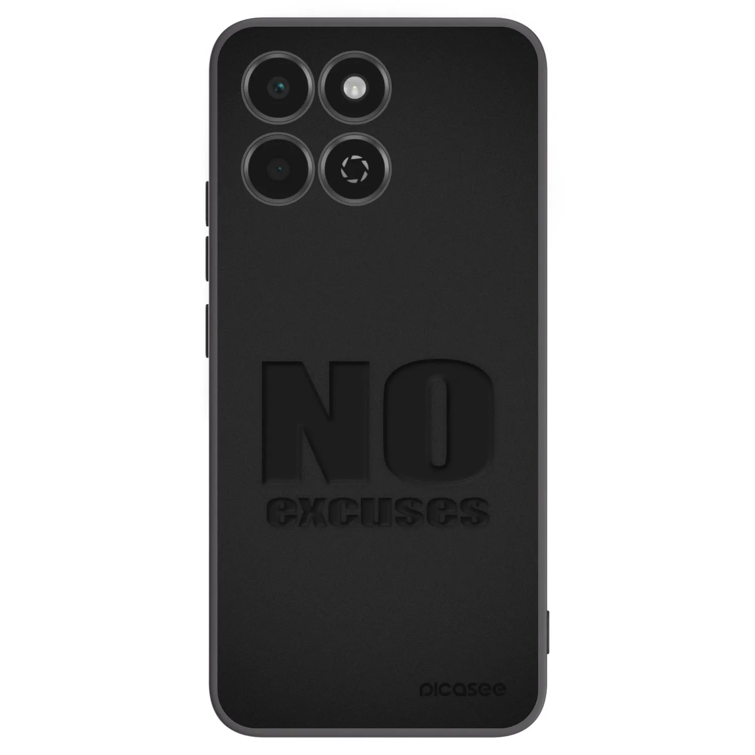 Picasee silikonski črni ovitek za Honor 200 Smart 5G - No Excuses