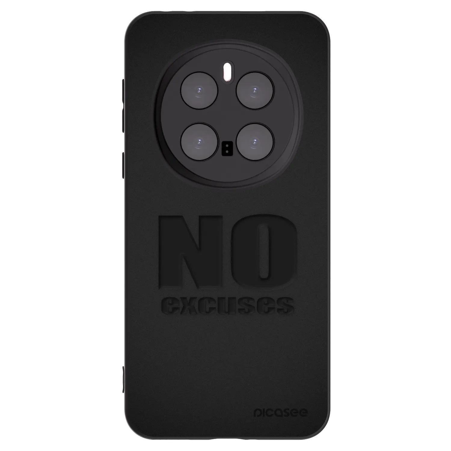 Picasee silikonski črni ovitek za Honor Magic7 Pro 5G - No Excuses