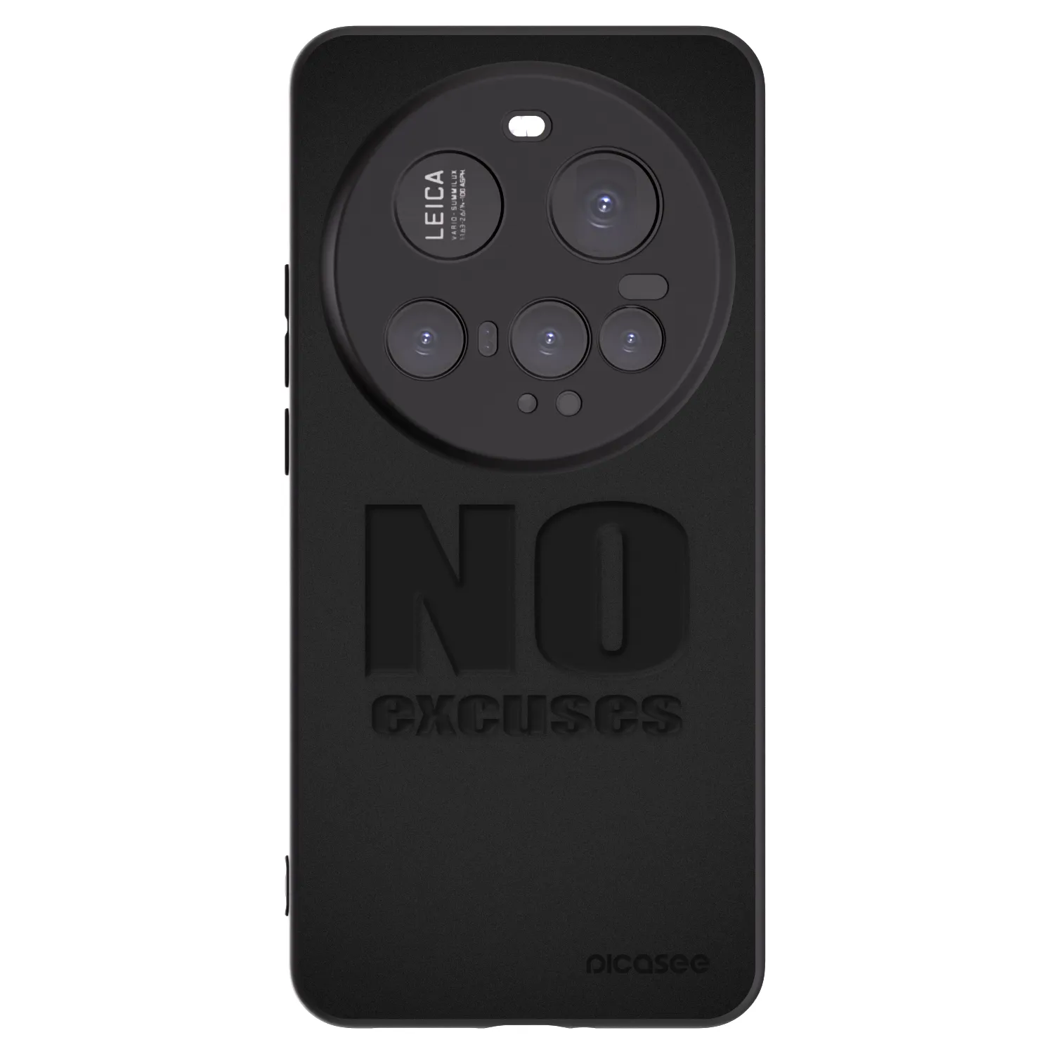 Picasee silikonski črni ovitek za Xiaomi 15 Ultra - No Excuses